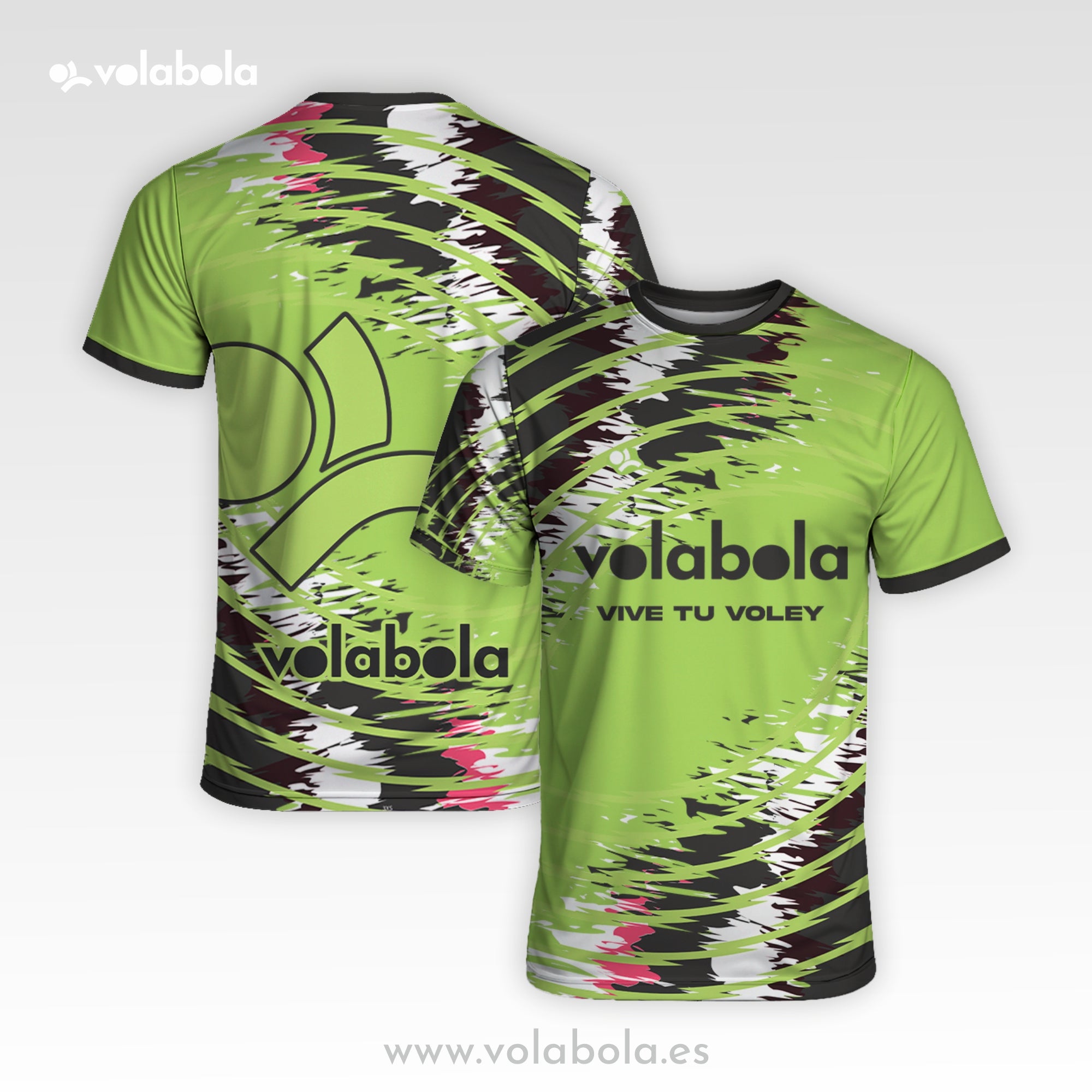 Camiseta Manga Corta Pro Volley Hombre – Neon Collection