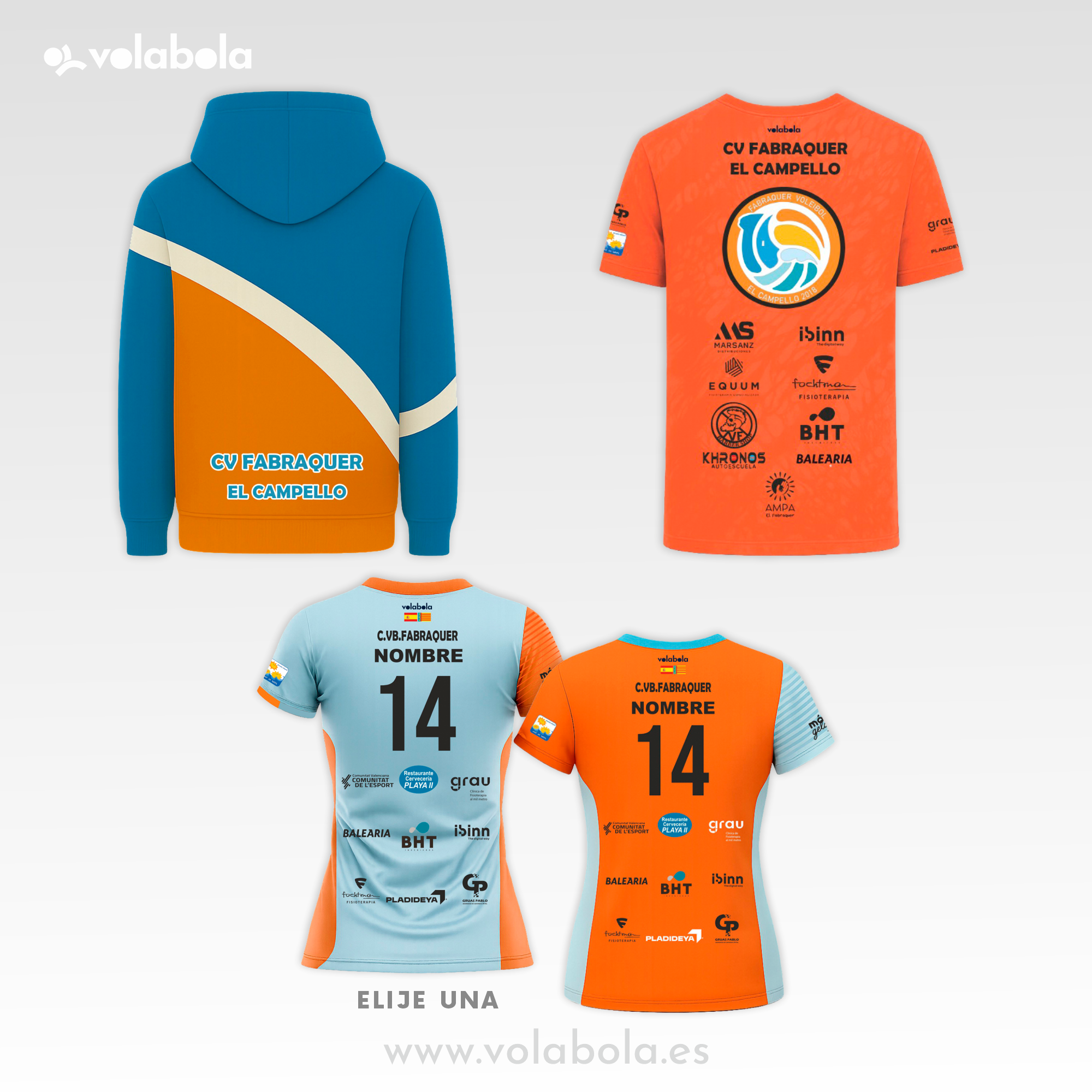 Pack Básico Cadete/Juvenil Femenino CV Fabraquer El Campello