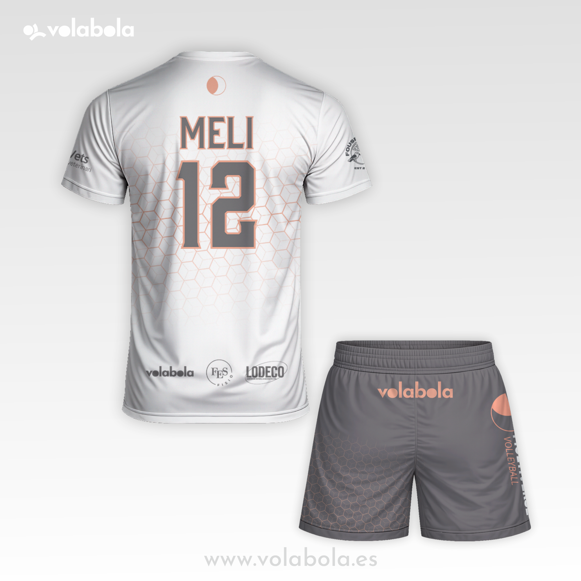 Pack Camiseta Pantalón+Líbero blanco Hombre CV MULTIVERSE