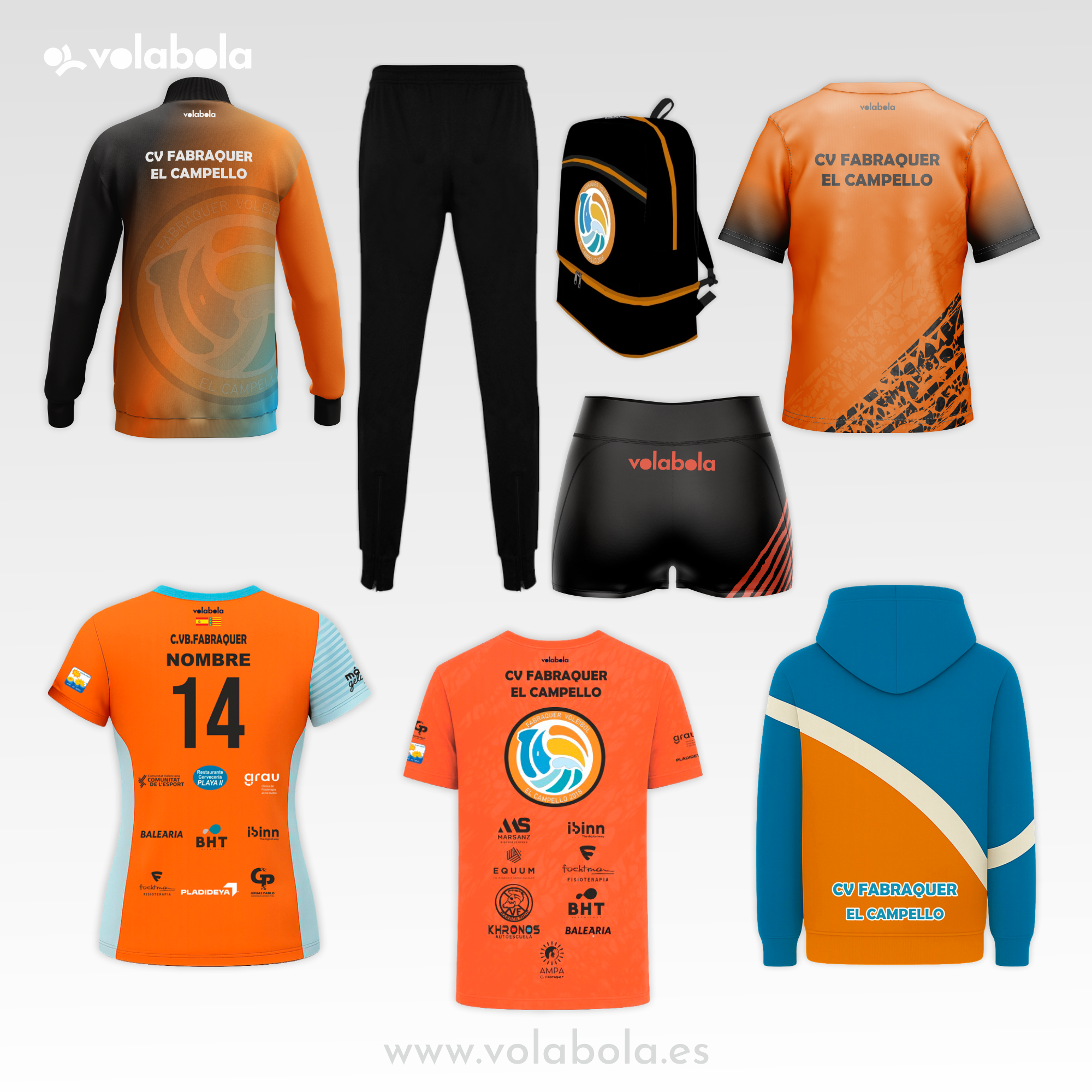 Pack Completo Infantil Femenino CV Fabraquer El Campello