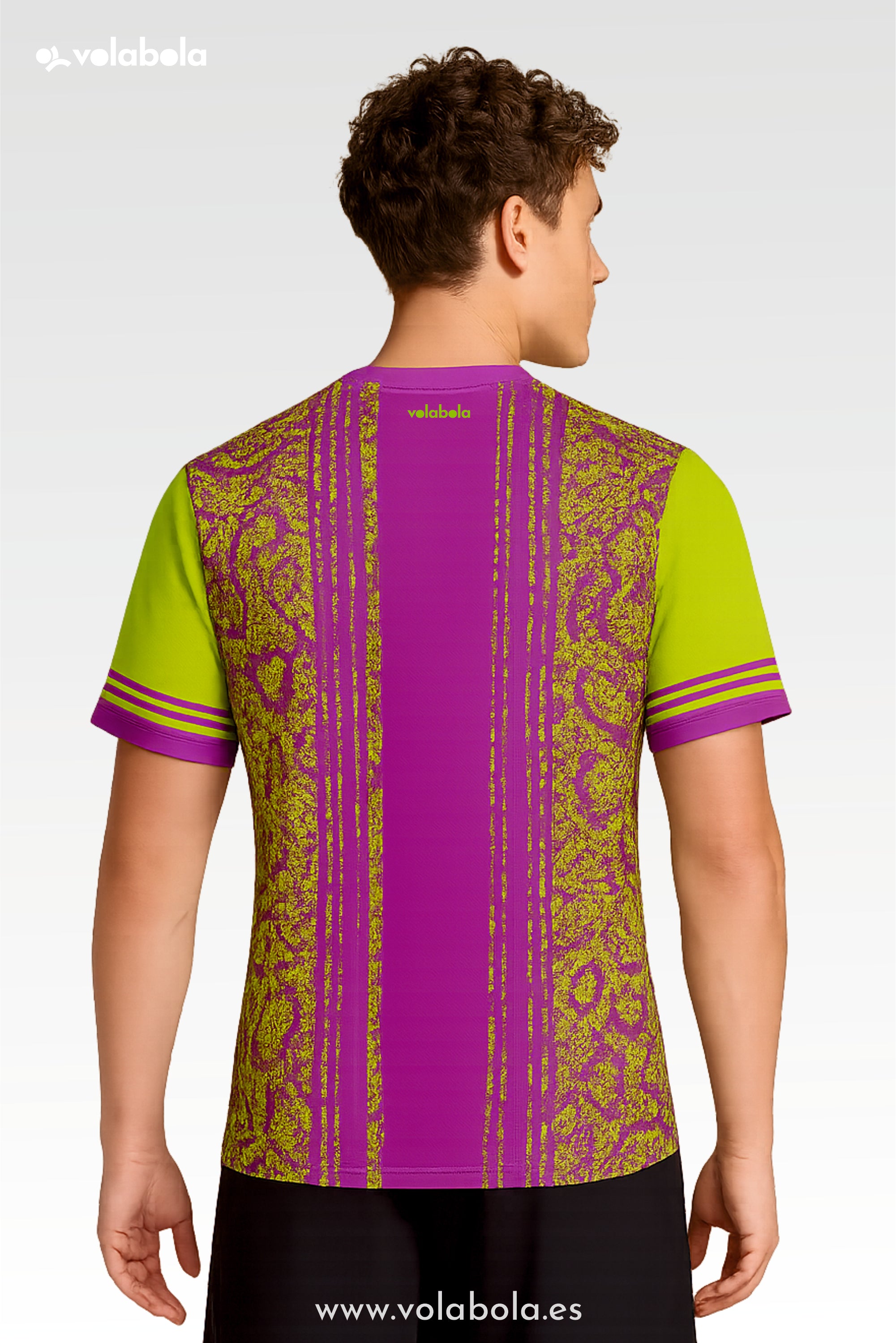 Camiseta técnica voleibol manga corta unisex – Snake Lines