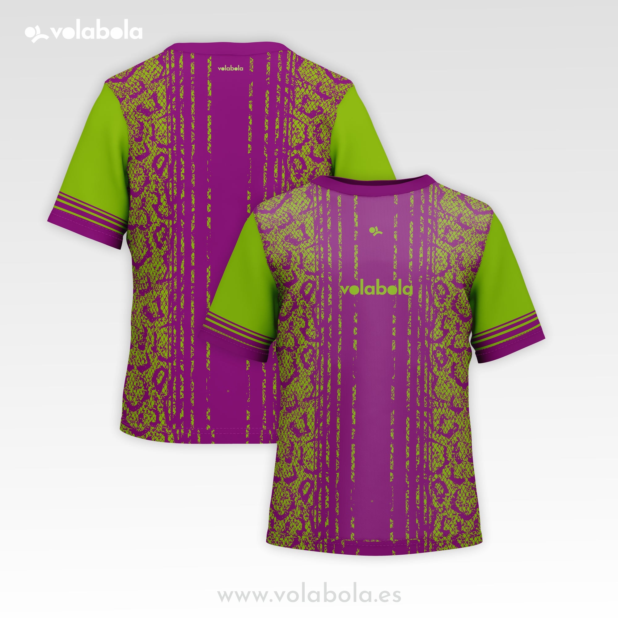 Camiseta técnica voleibol manga corta unisex – Snake Lines