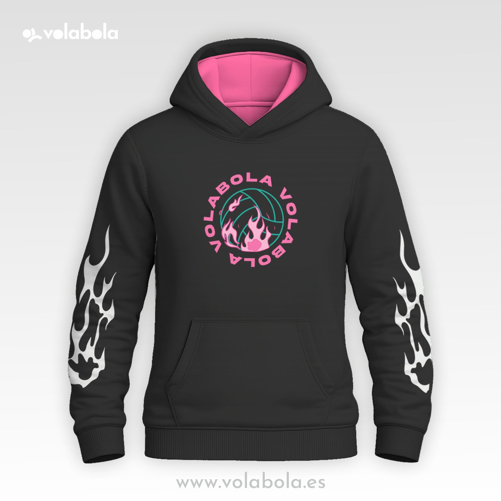 Sudadera Técnica Pro Volley Mujer - Fireball Black