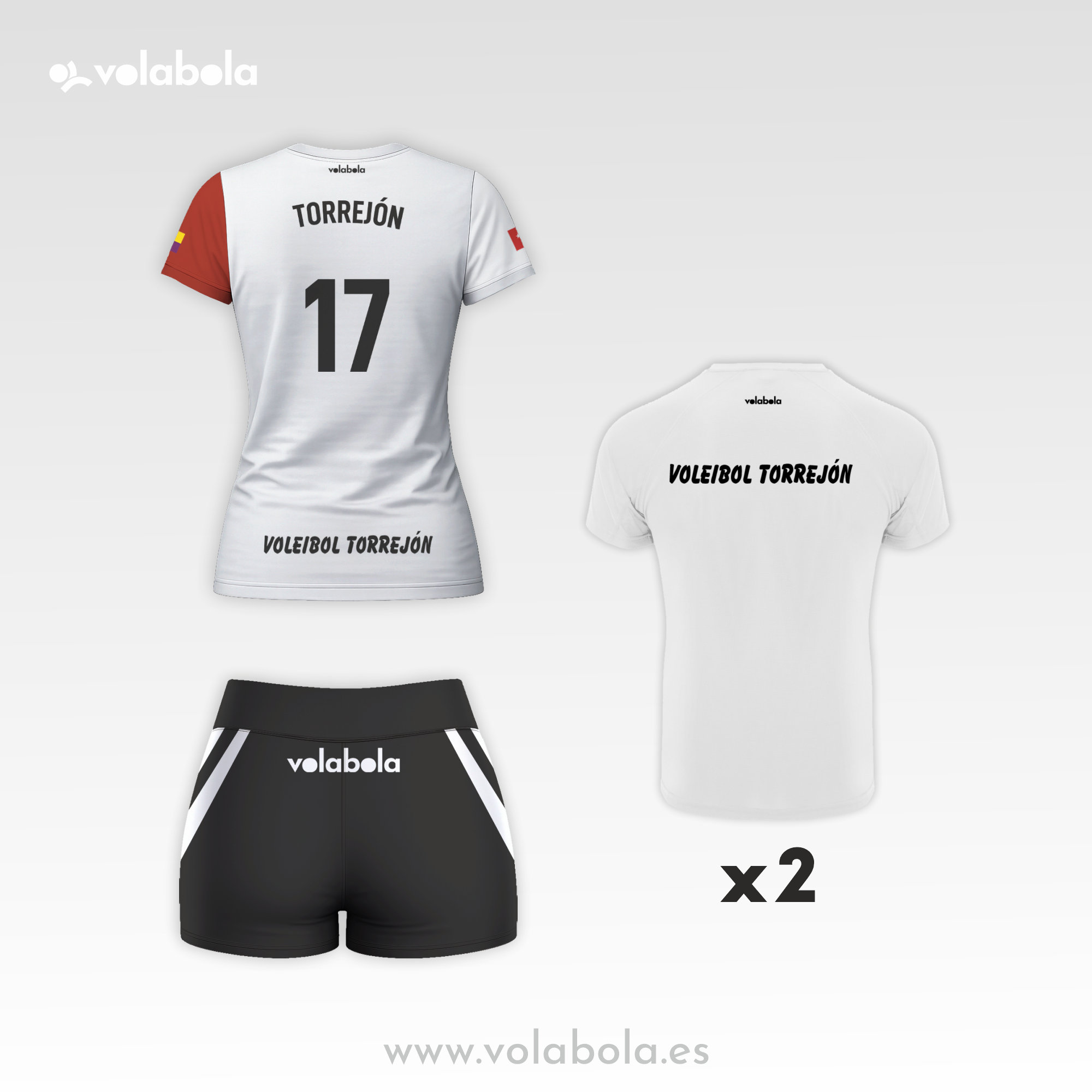 Pack Nuevo Jugador/Líbero Escuela Mujer y Niña Torrejón