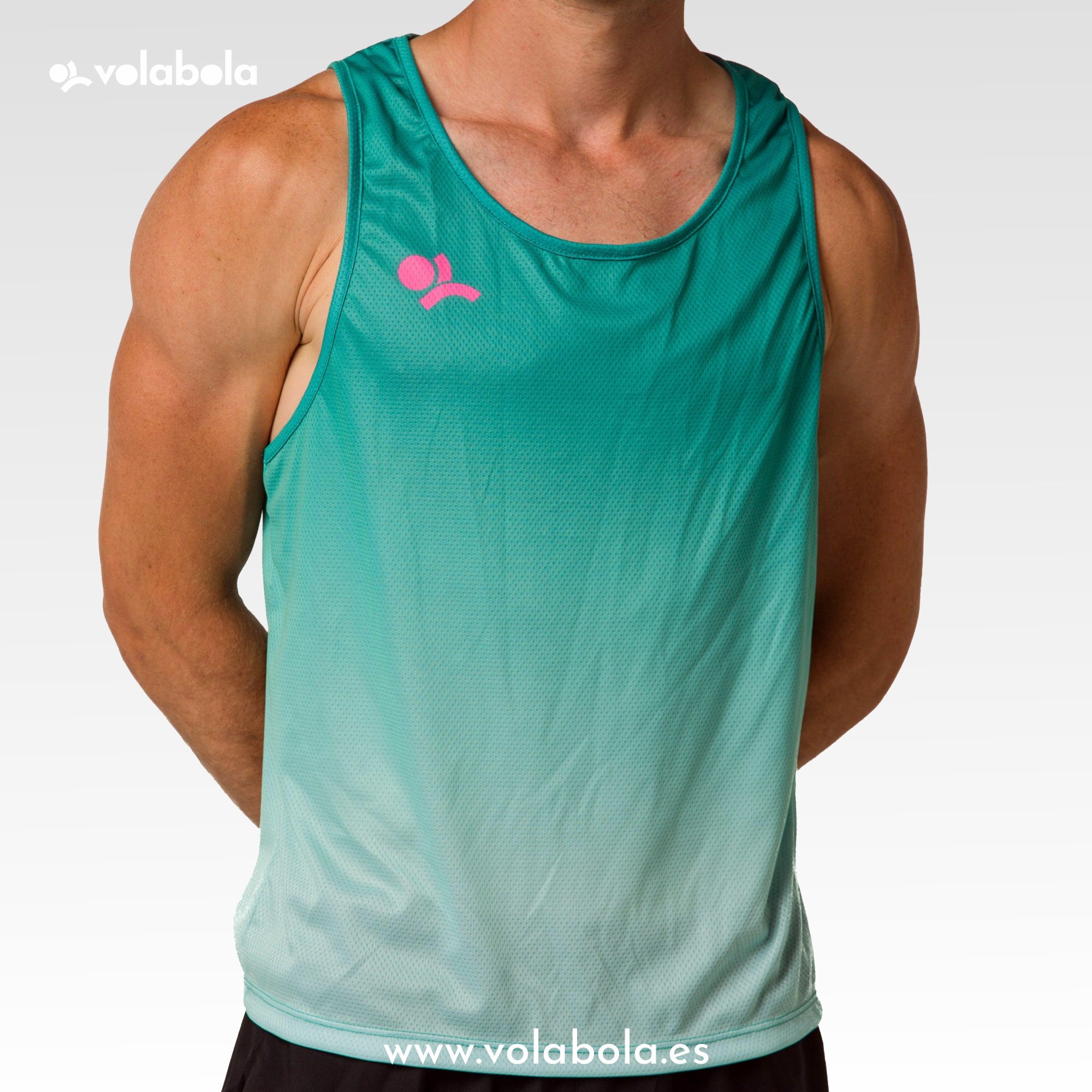 Camiseta de Tirantes Hombre – Turquesa