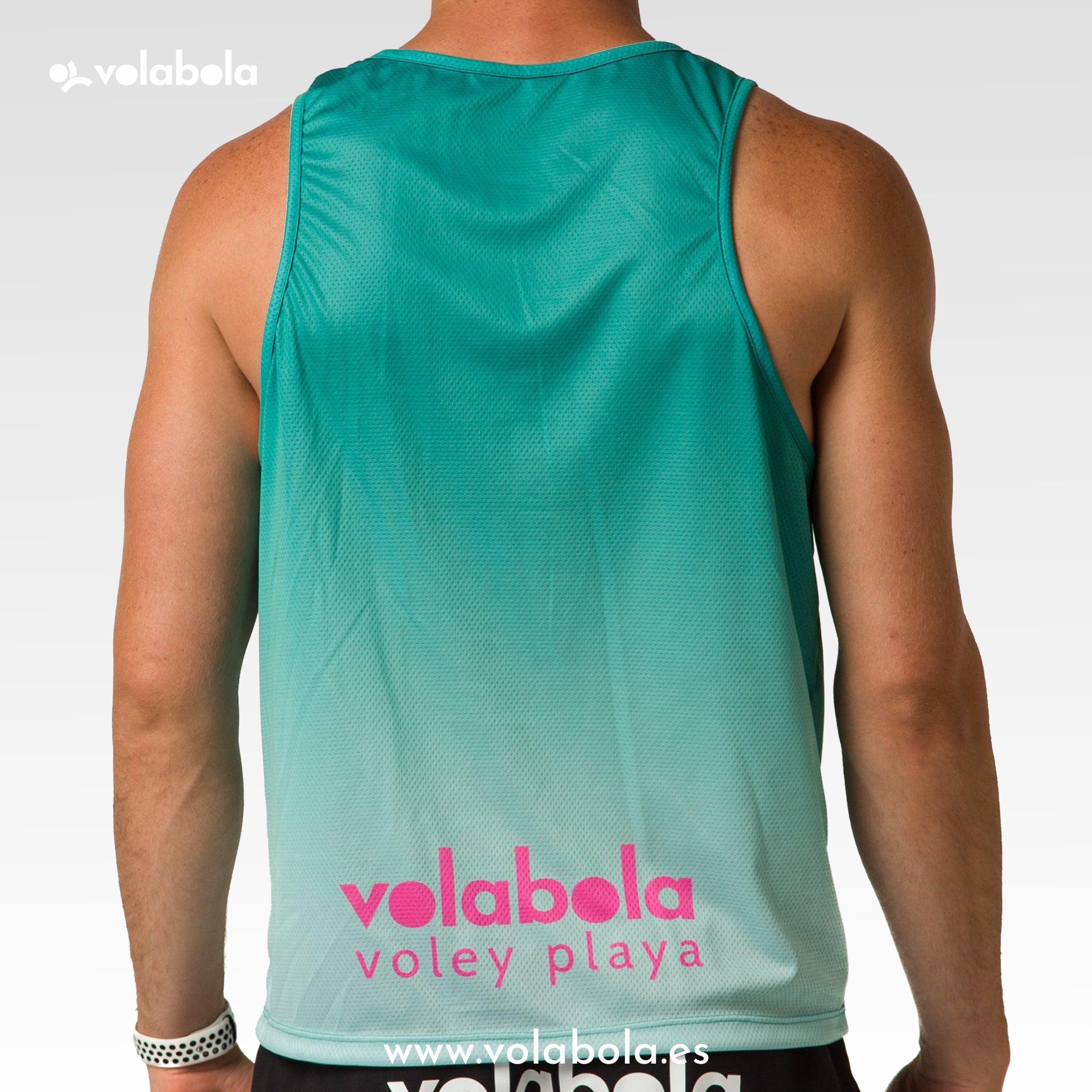 Camiseta de Tirantes Hombre – Turquesa