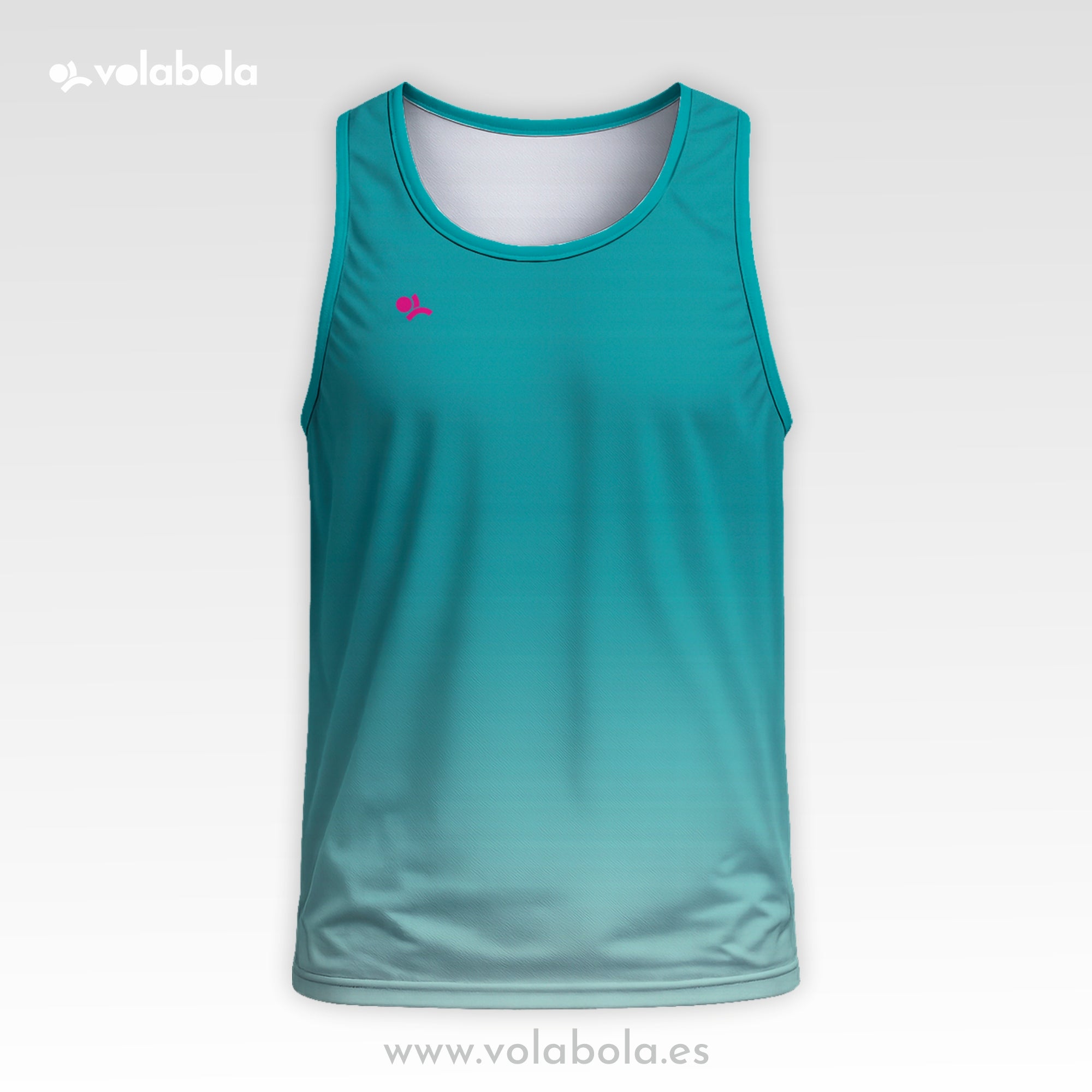Camiseta Tirantes Pro Volley Hombre – Turquesa
