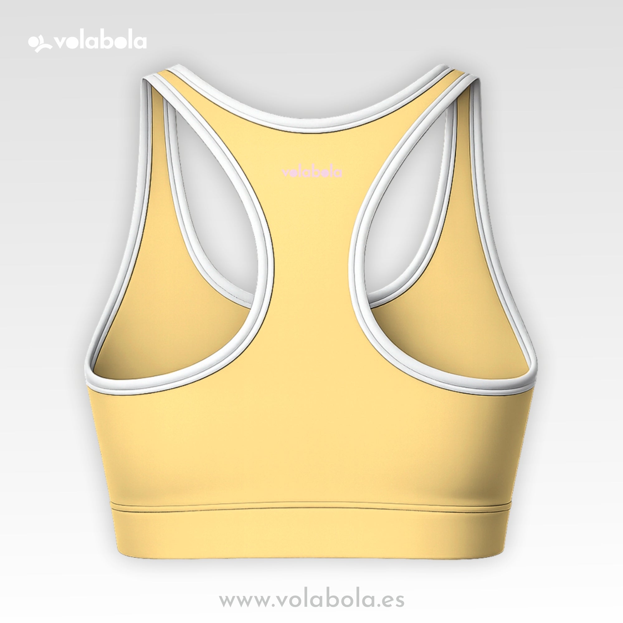 Top Bikini Clásico Pro Volley – Yellow Banana