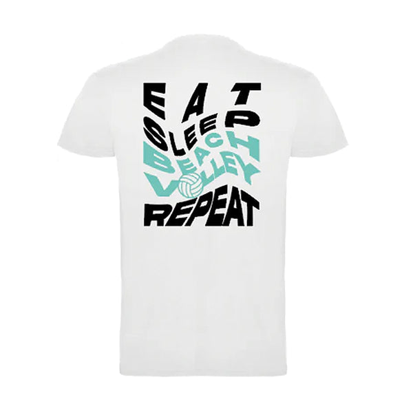 Camiseta algodón - Beach volley repeat