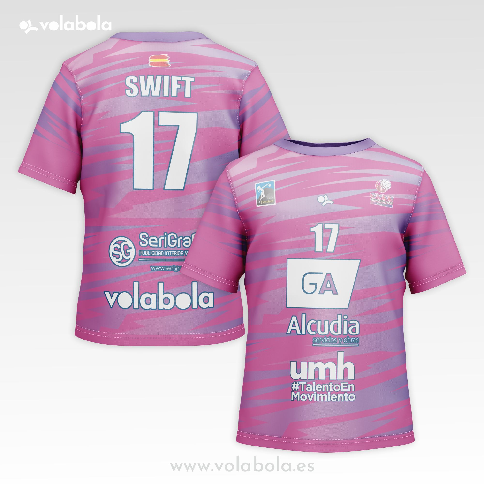 2a Camiseta Juego Oficial Hombre VOLEIBOL ELCHE