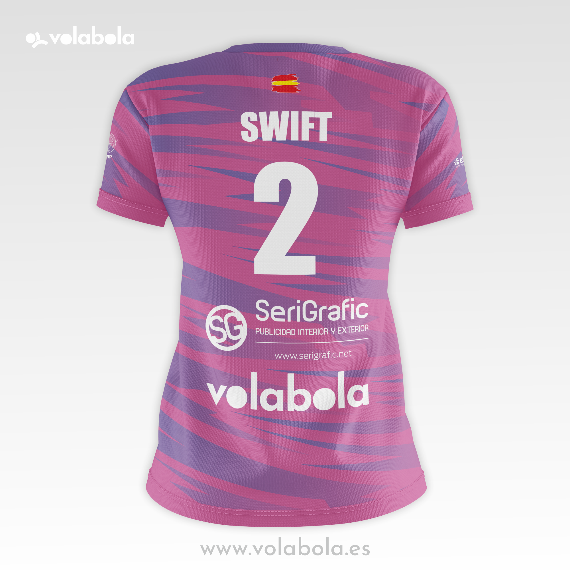 2a Camiseta Juego Oficial Mujer VOLEIBOL ELCHE