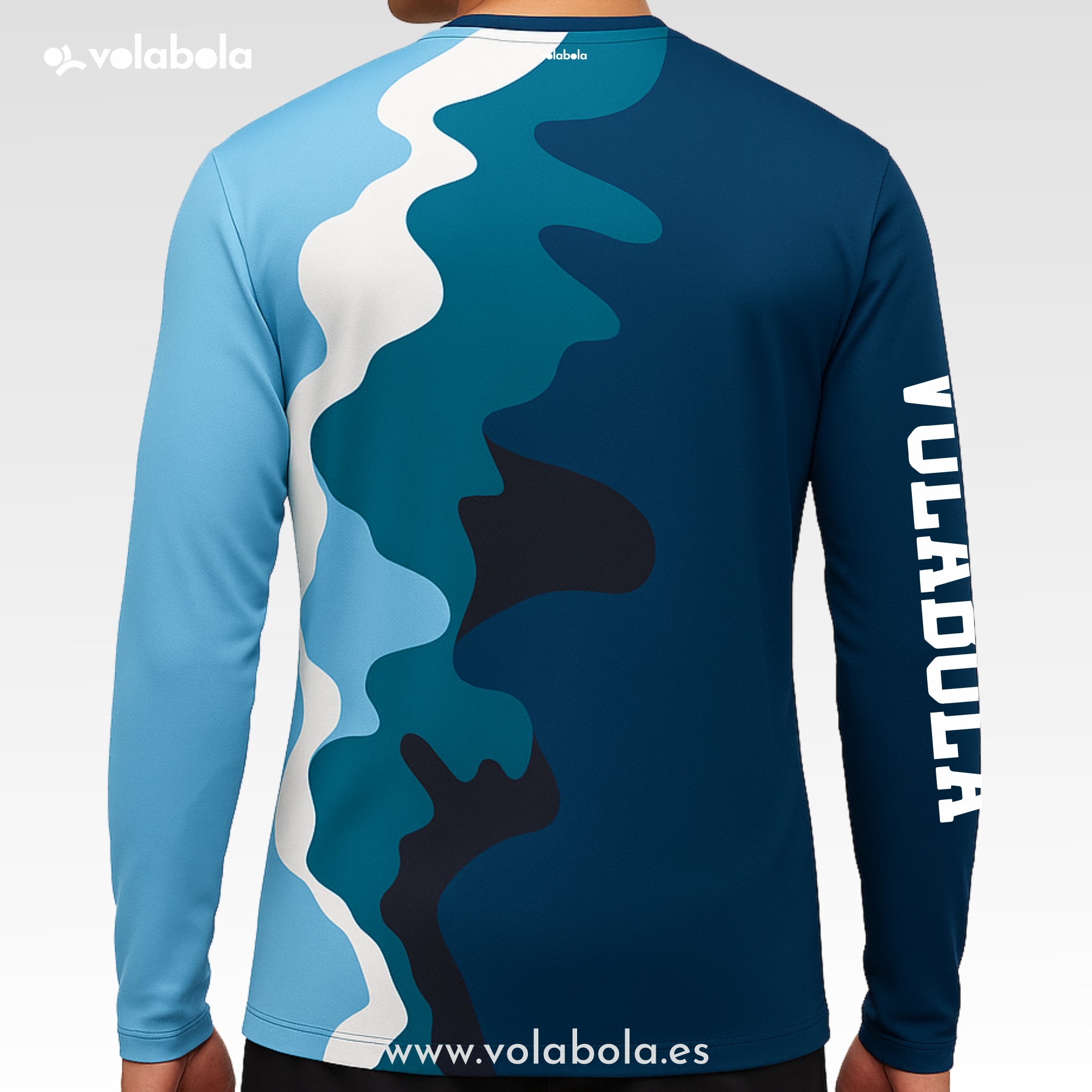 Camiseta manga larga unisex - Aqua