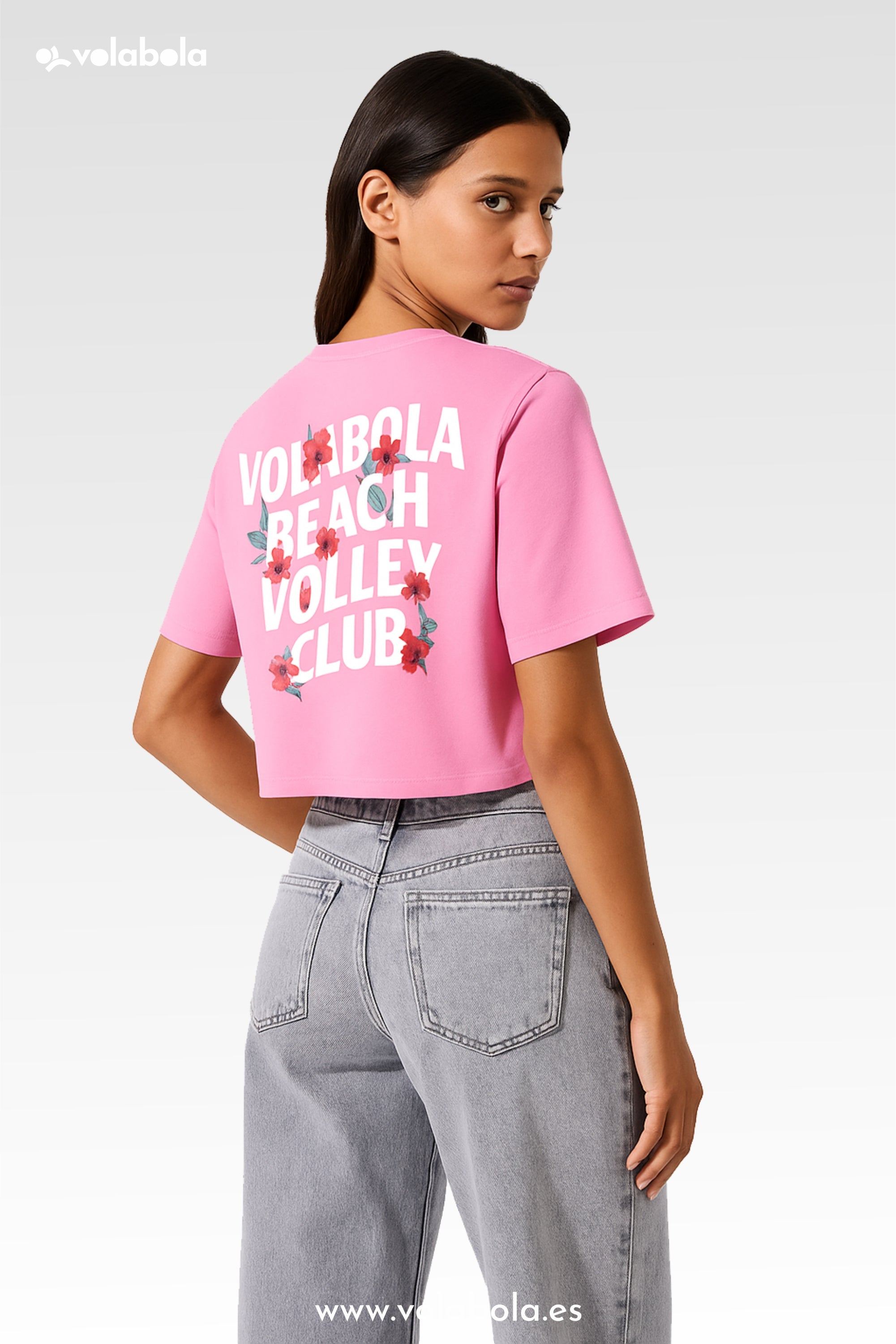Camiseta cropped - Beach volley club