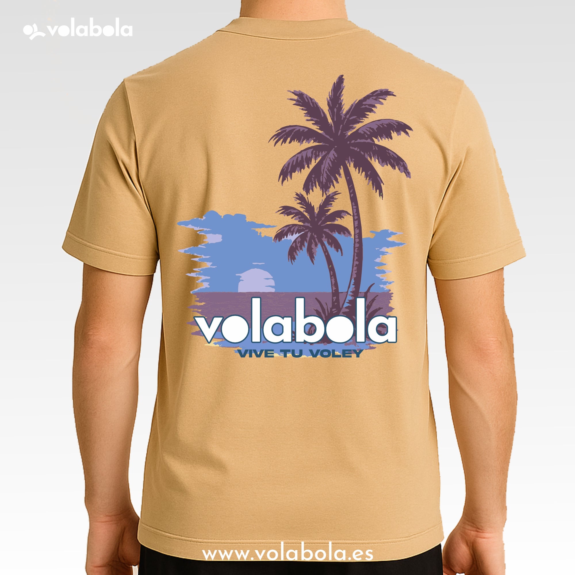Camiseta casual algodón manga corta unisex – Beach Volley
