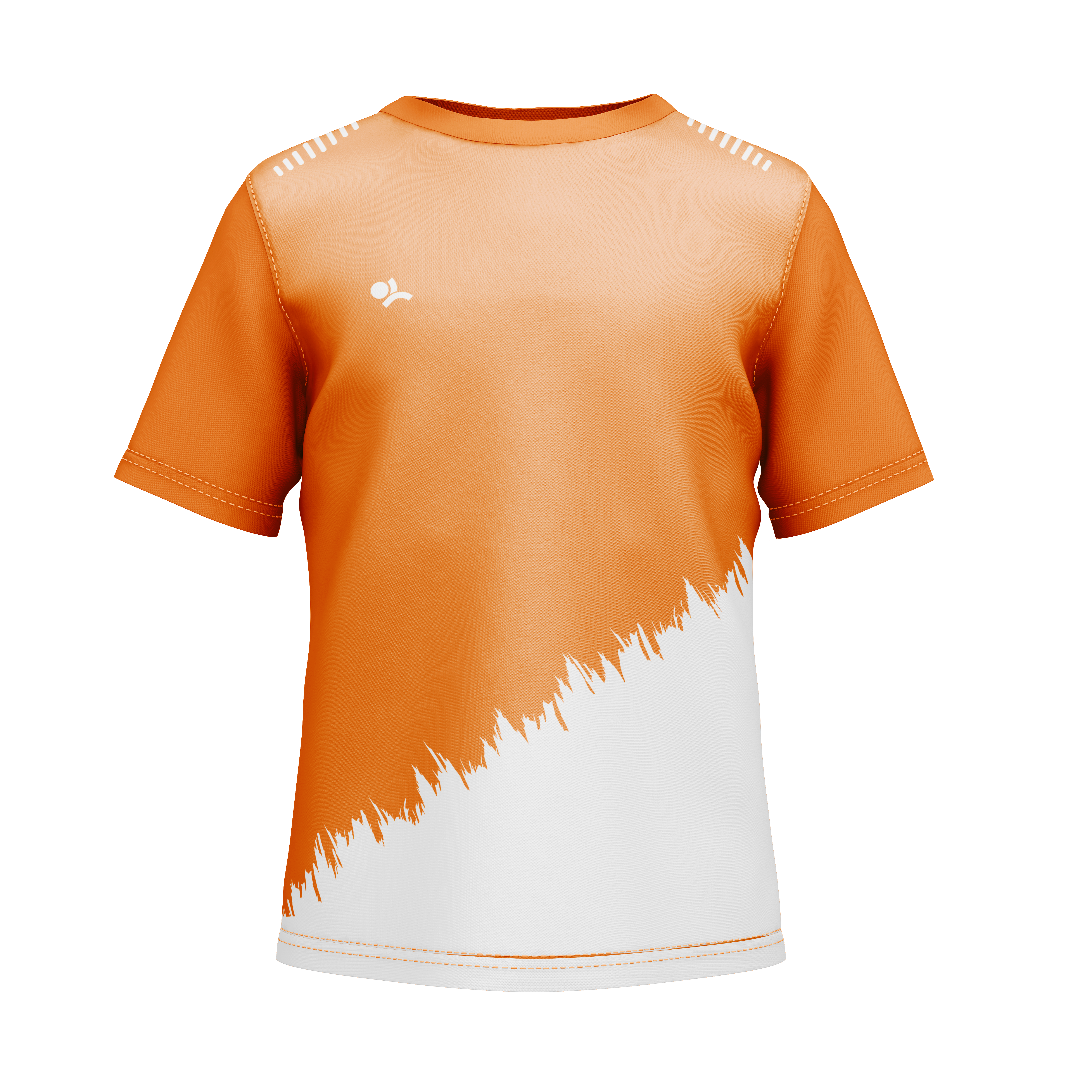 Camiseta manga corta - Border Naranja