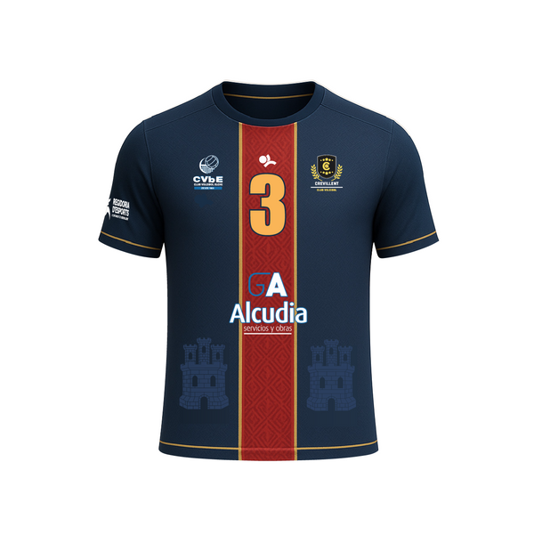 Camiseta Oficial VOLEIBOL CREVILLENTE 25/26