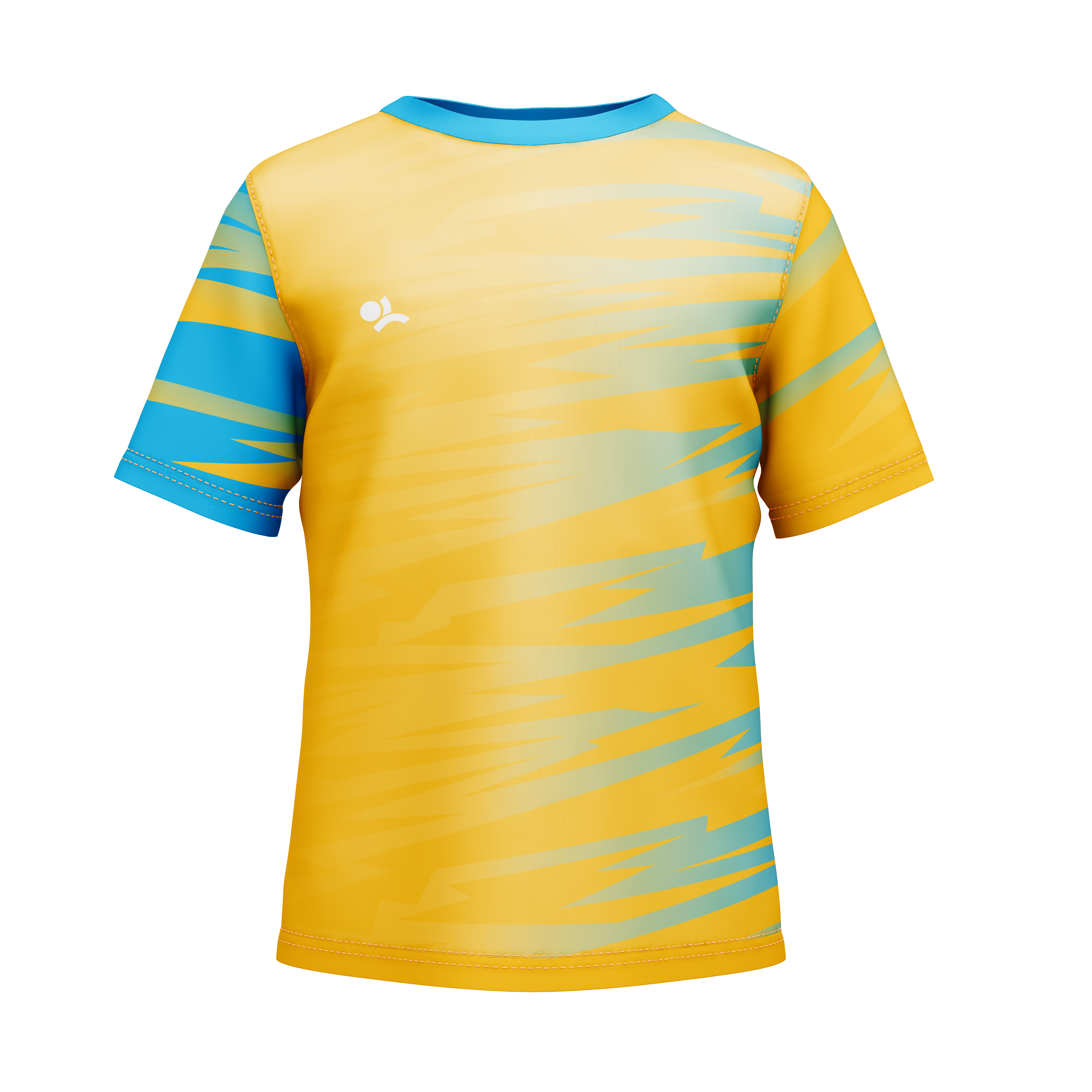 Camiseta manga corta - Stripped Amarillo