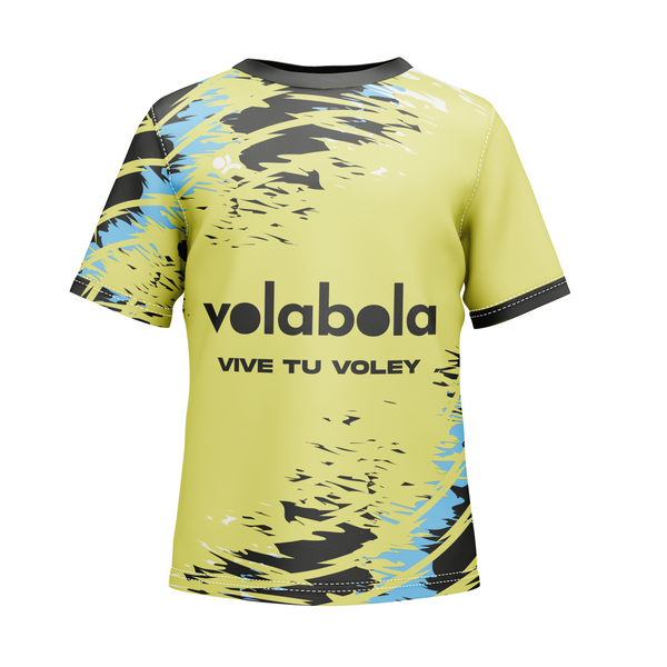 Camiseta voleibol técnica de manga corta - Neon collection