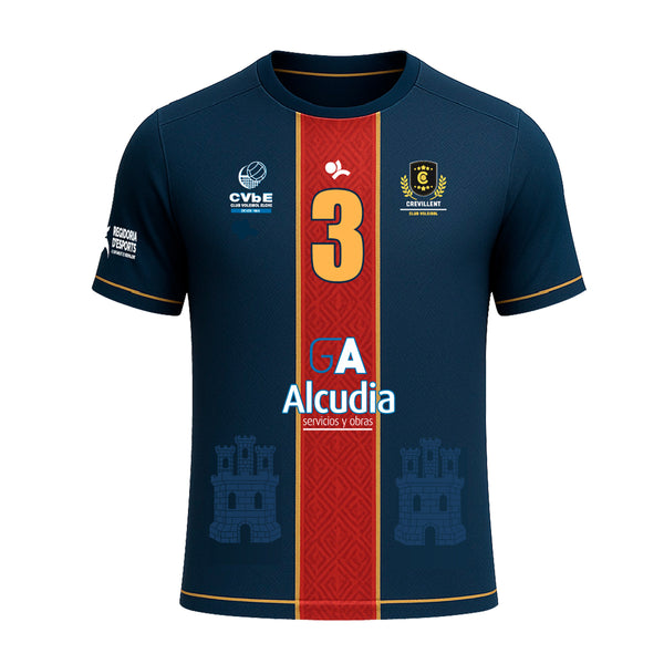 Camiseta Oficial Masculino VOLEIBOL CREVILLENTE 25/26