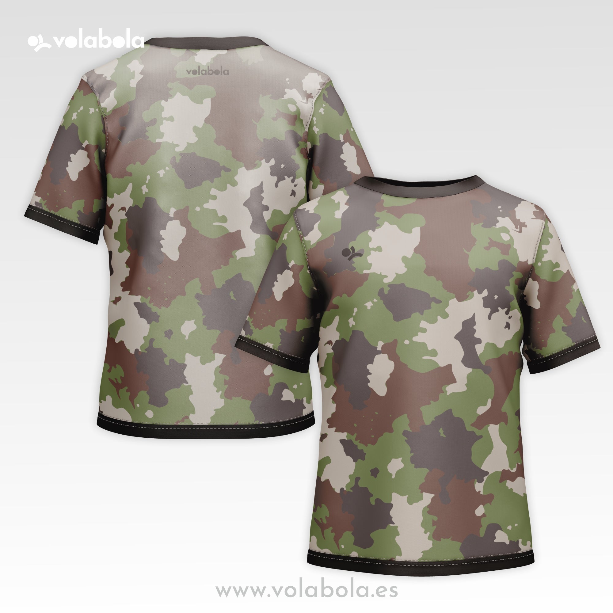 Camiseta técnica voleibol manga corta unisex – Camo