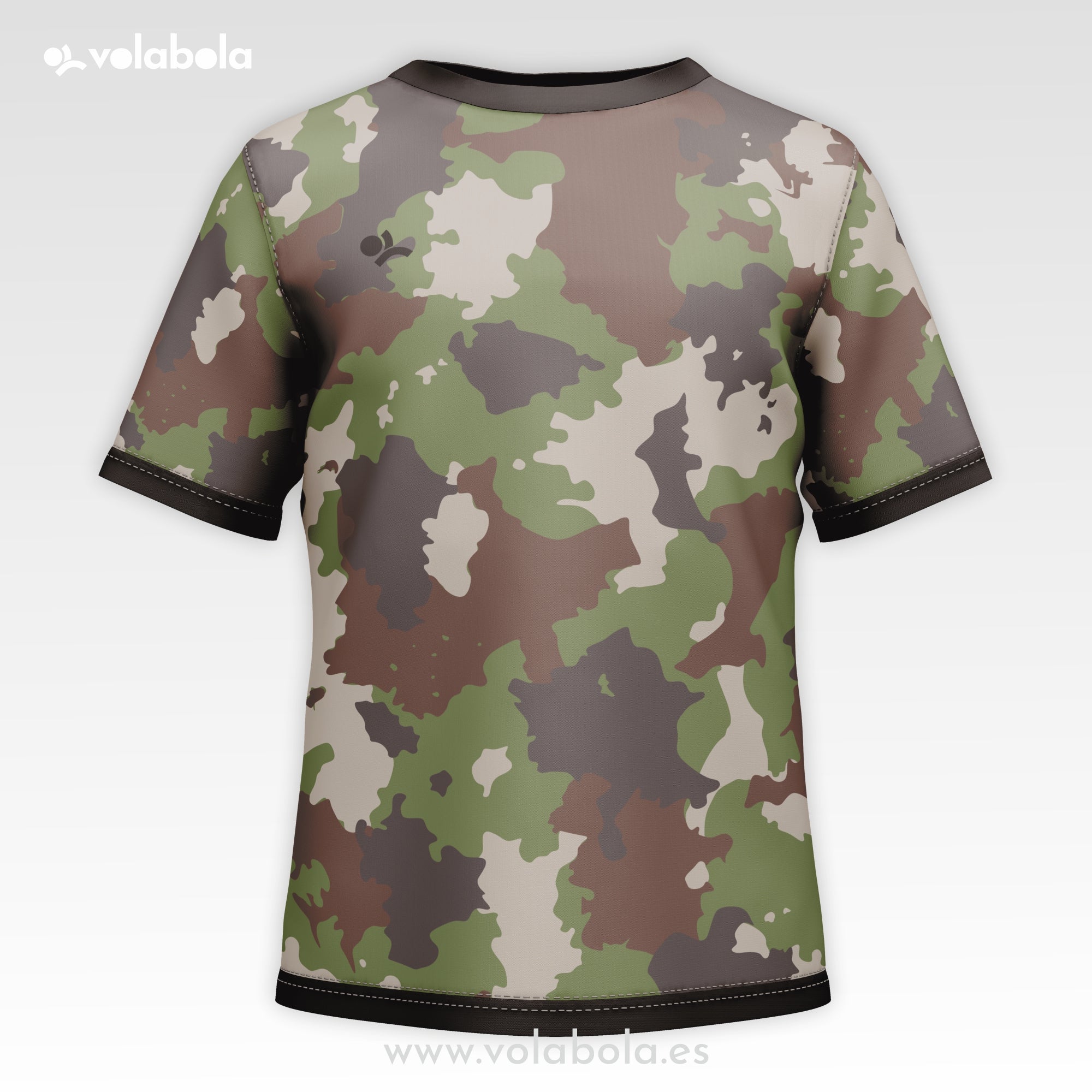 Camiseta técnica voleibol manga corta unisex – Camo