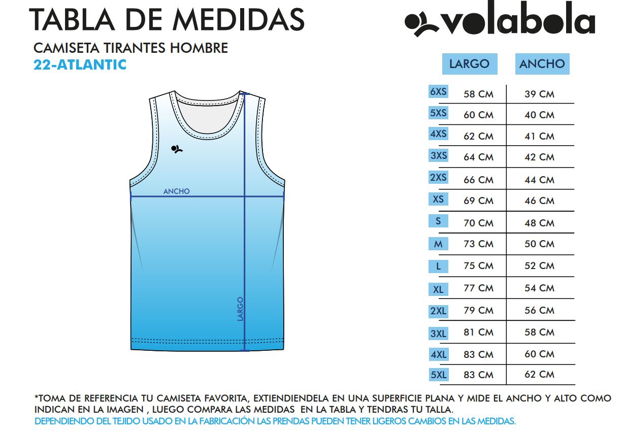 Camiseta Mod. Atlantic Tirantes