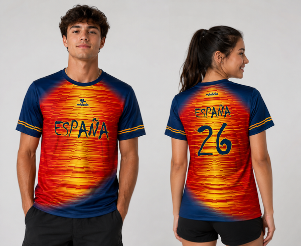 Camiseta Unisex Manga Corta LA ROJA x Volabola