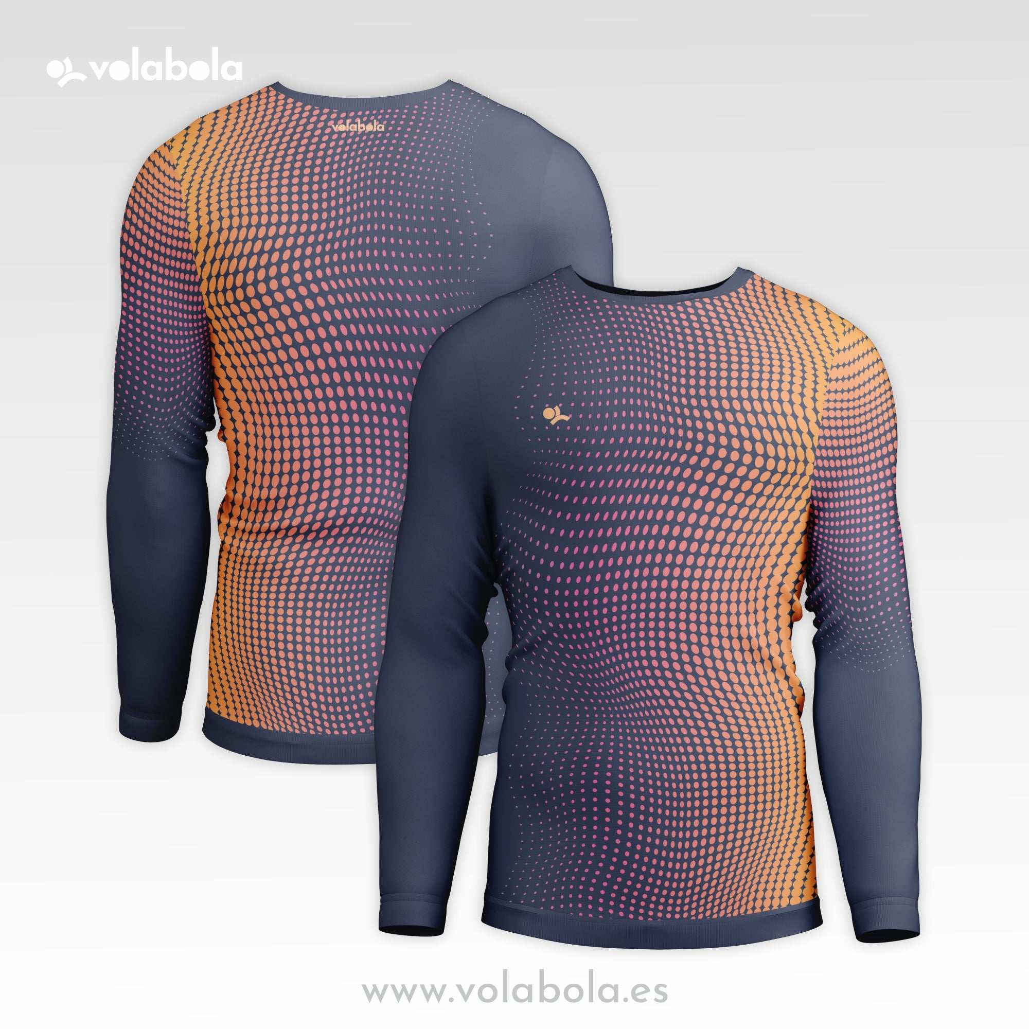 Camiseta manga larga unisex - Dots Ondas