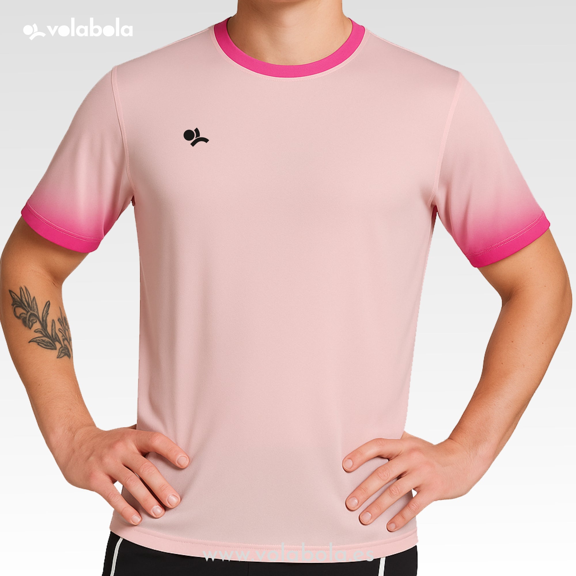 Camiseta técnica voleibol manga corta unisex – Flush