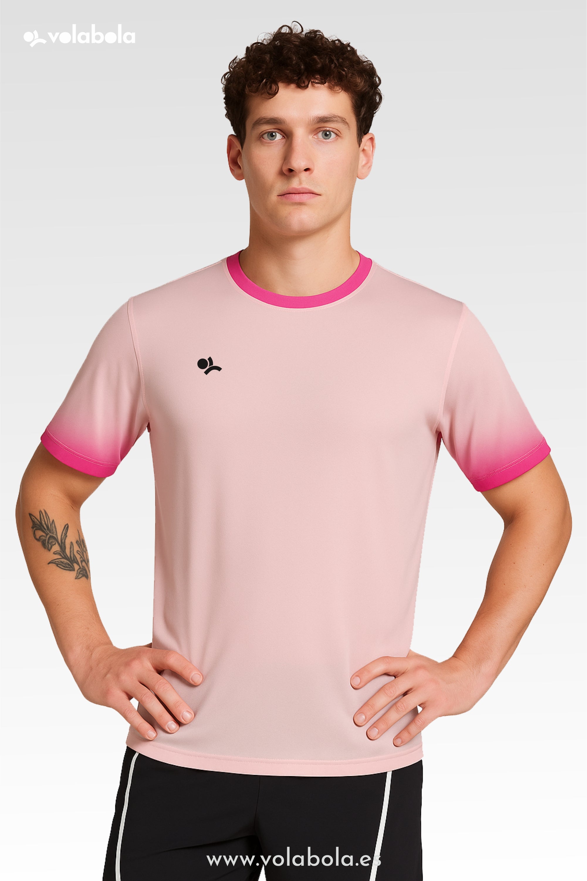 Camiseta técnica voleibol manga corta unisex – Flush