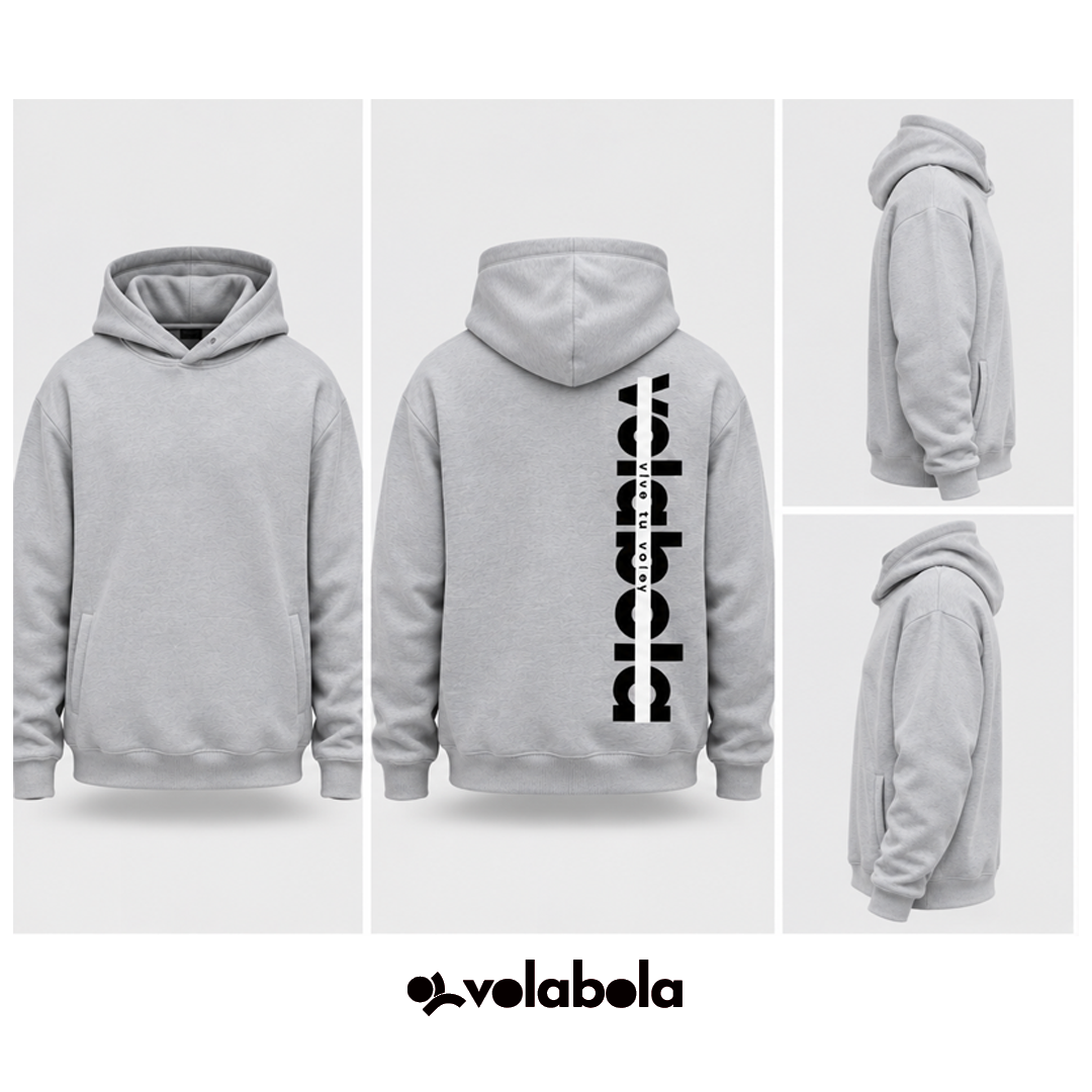 Sudadera Oversize -Grey Vive tu Voley
