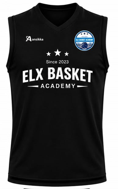 TRAINING T-Shirt Black / Entrenamiento Negra / ELX BASKET ACADEMY