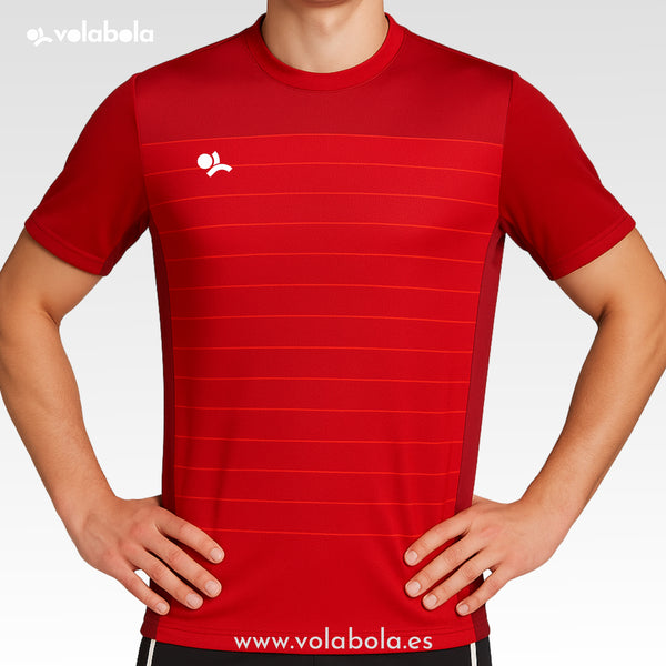 Camiseta técnica voleibol manga corta unisex – Líneas