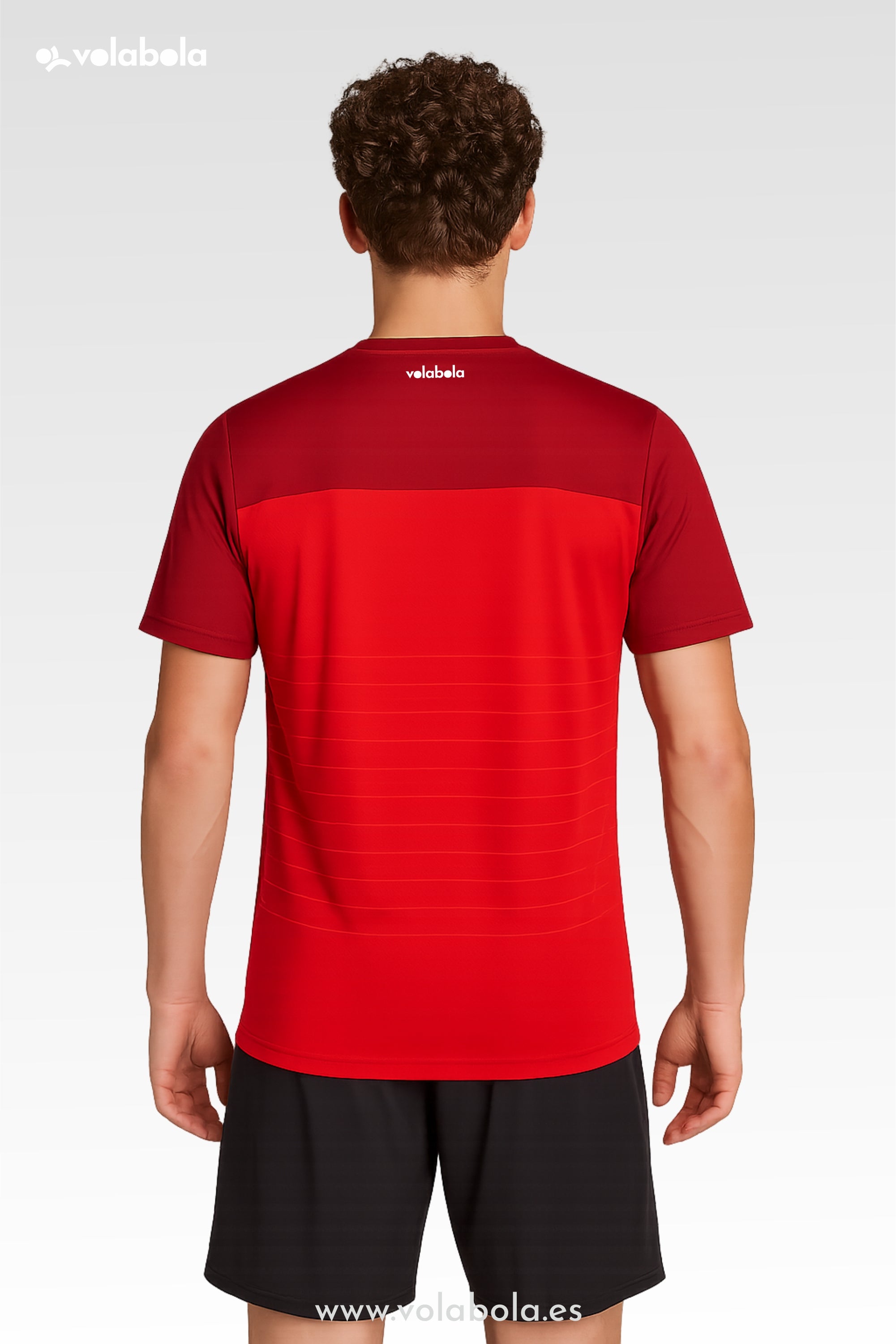 Camiseta técnica voleibol manga corta unisex – Líneas