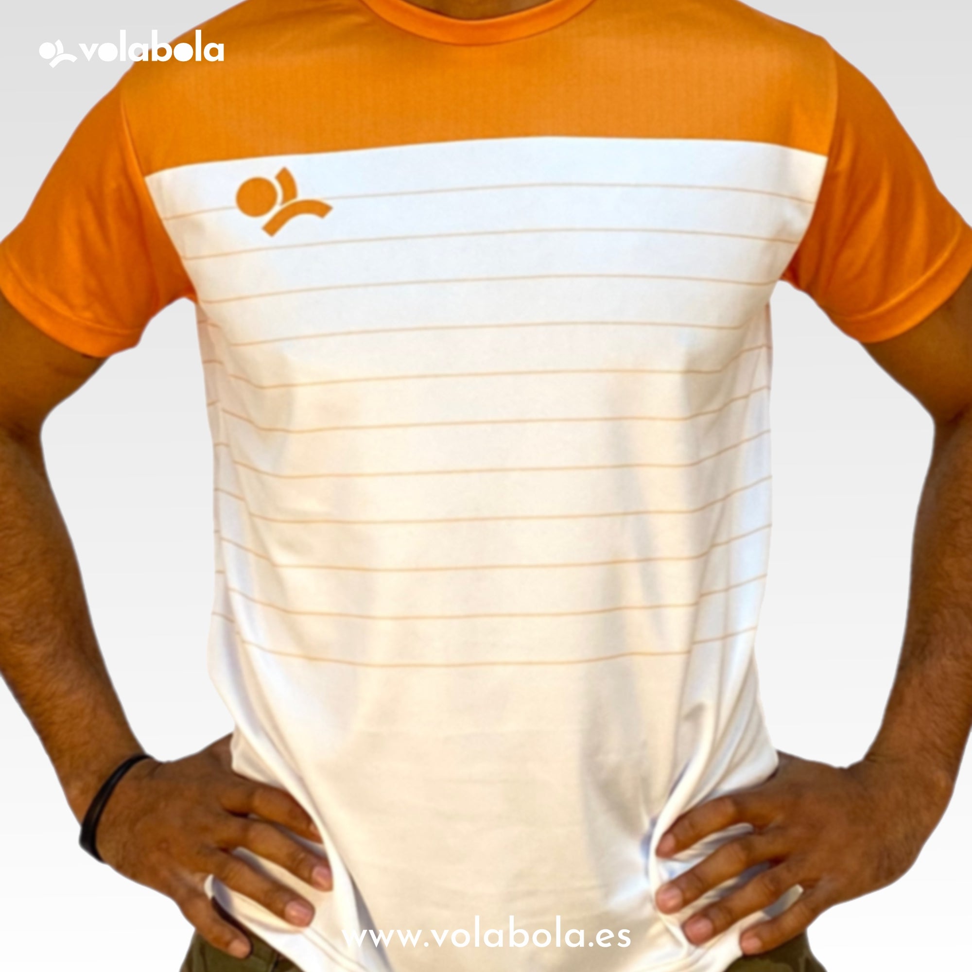 Camiseta técnica voleibol manga corta unisex – Líneas