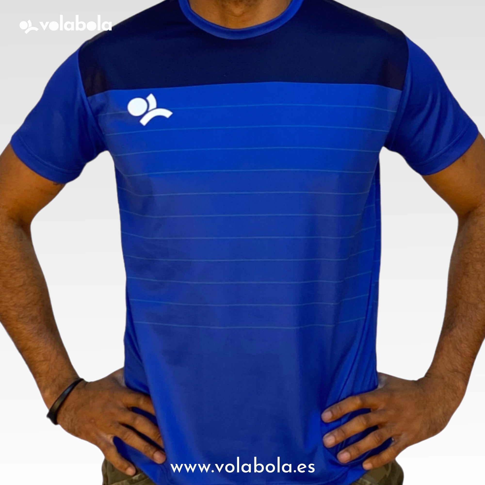 Camiseta técnica voleibol manga corta unisex – Líneas