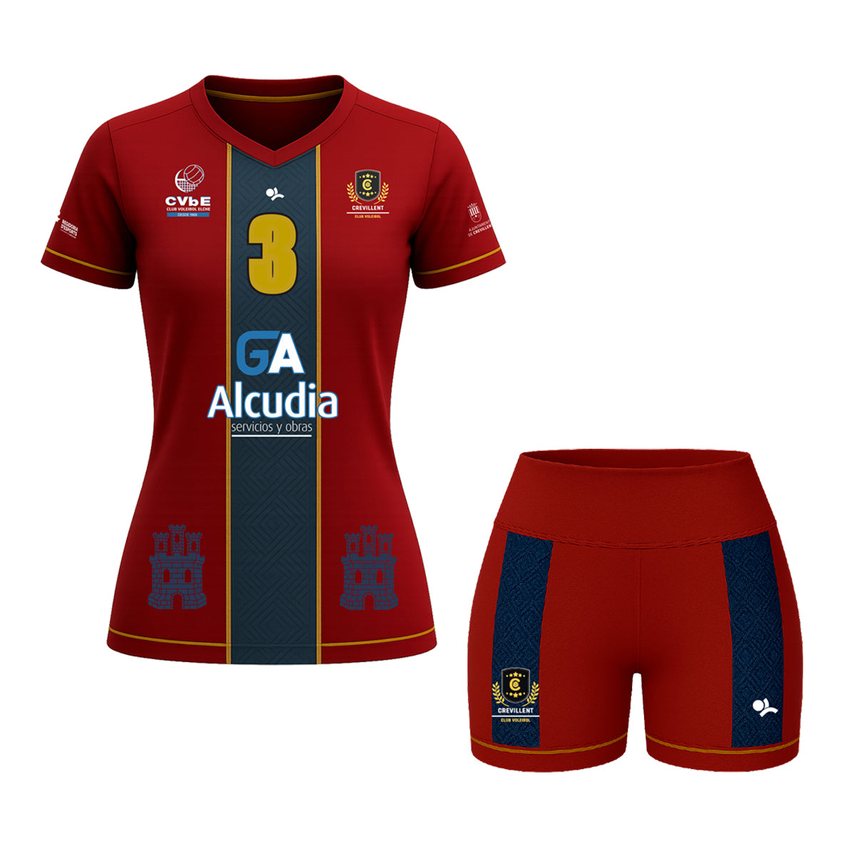 Pack Camiseta+Malla VOLEIBOL CREVILLENTE 25/26