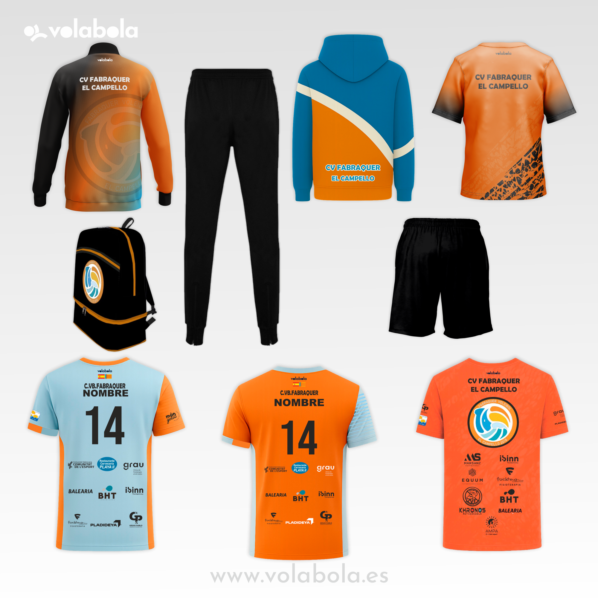 Pack Completo Cadete/Juvenil Masculino CV Fabraquer El Campello