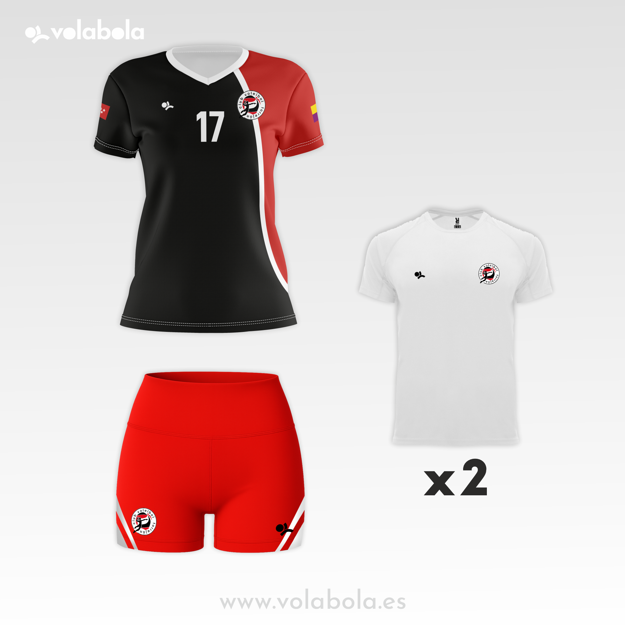Pack Nuevo Jugador/Líbero Escuela Mujer y Niña Torrejón