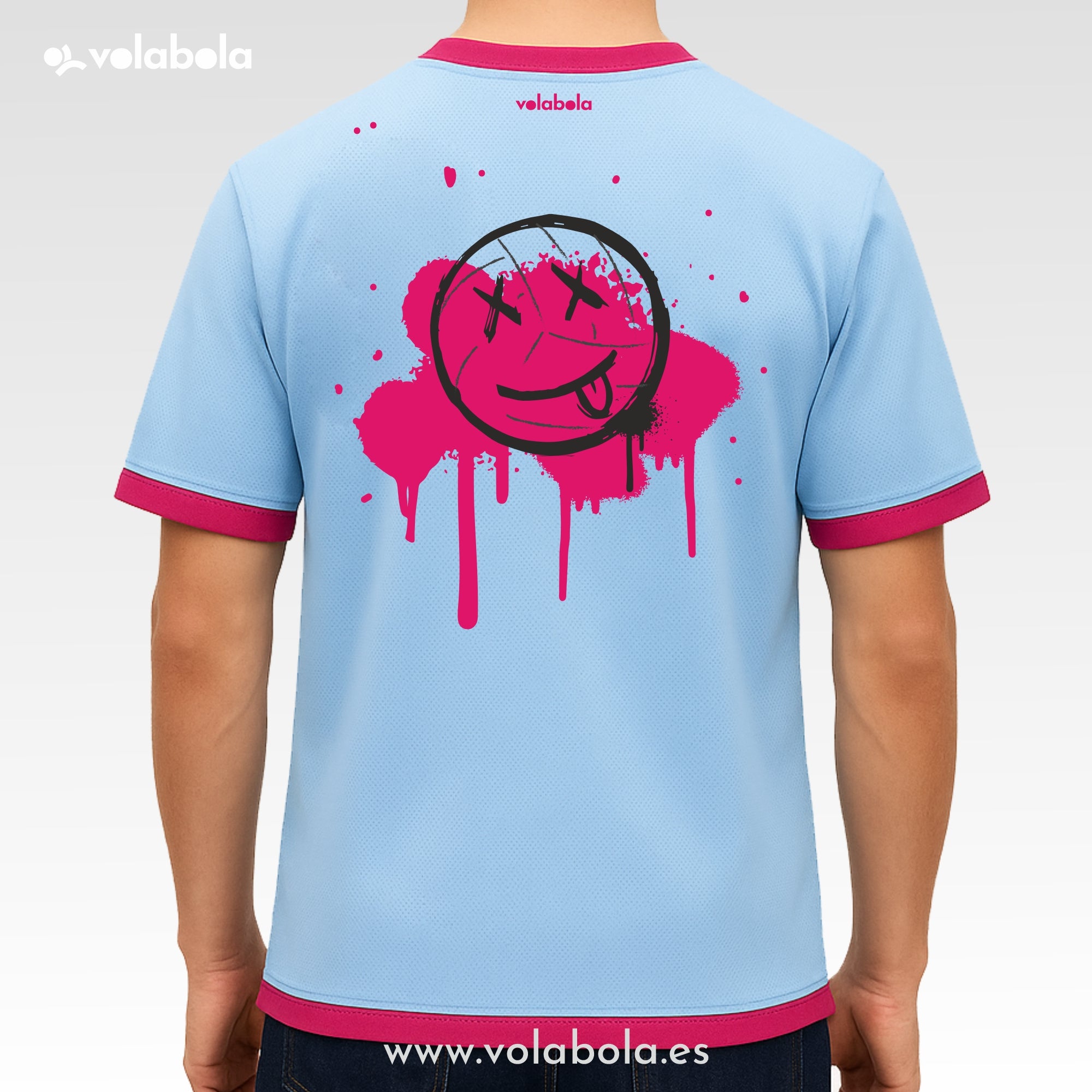 Camiseta técnica voleibol manga corta unisex – Splash