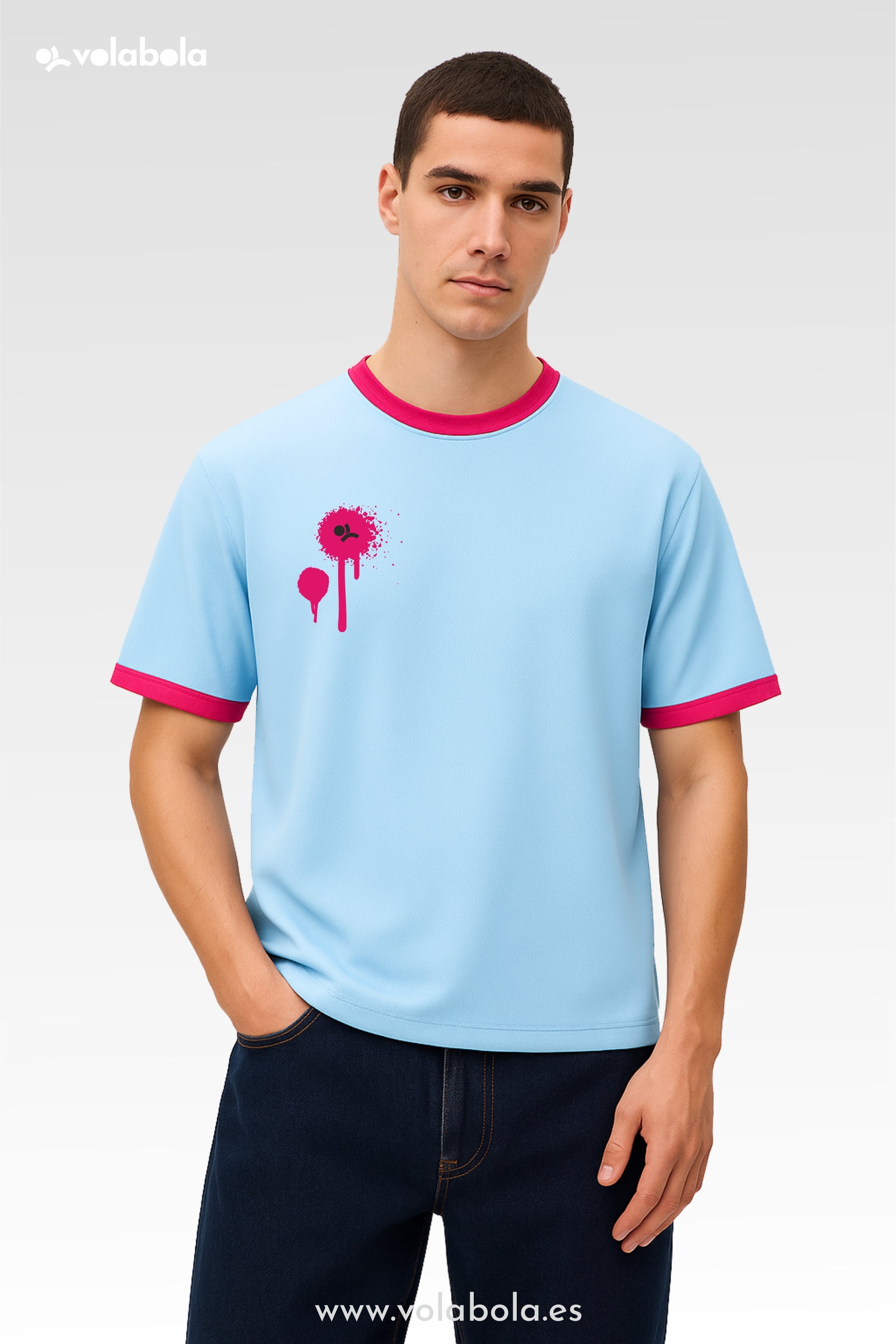 Camiseta técnica voleibol manga corta unisex – Splash