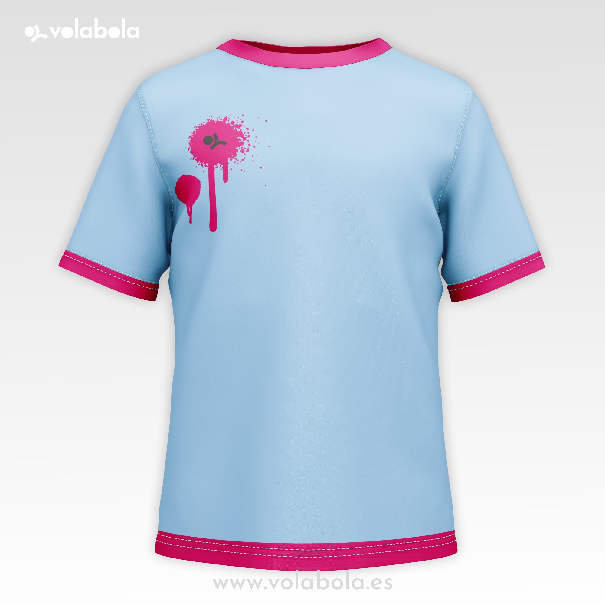 Camiseta técnica voleibol manga corta unisex – Splash