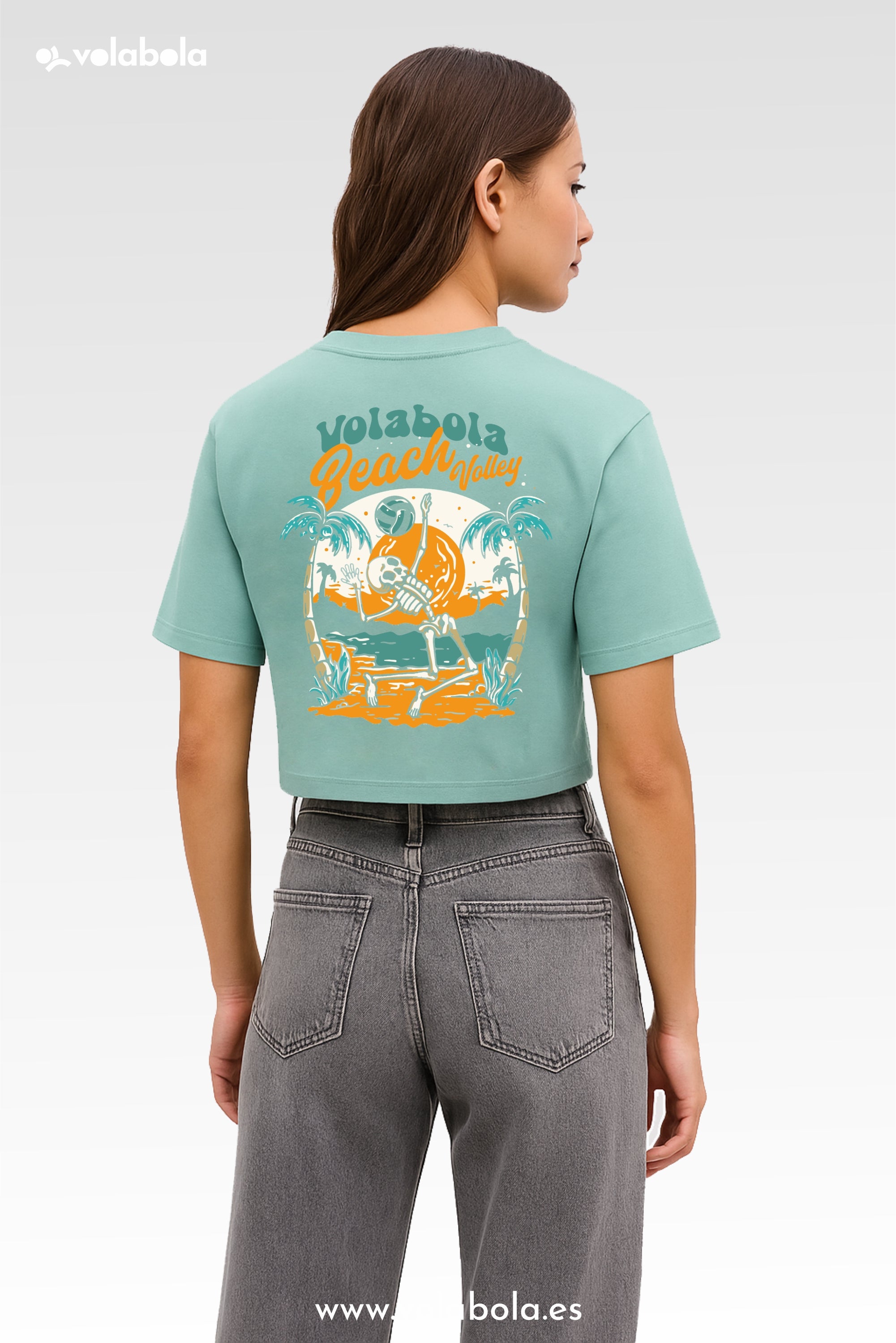 Camiseta cropped - Volabola beach volley