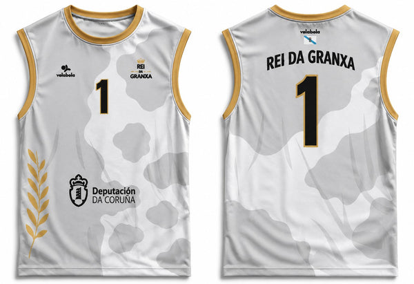 Camiseta Rei da Granxa White