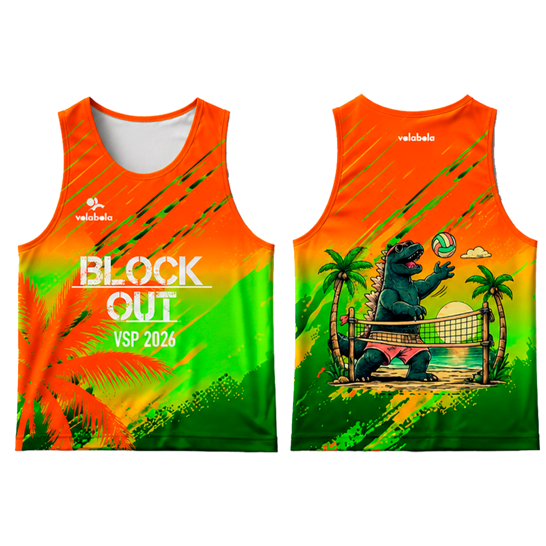 Camiseta Tirantes Block Out VPS - ORANGE 2026