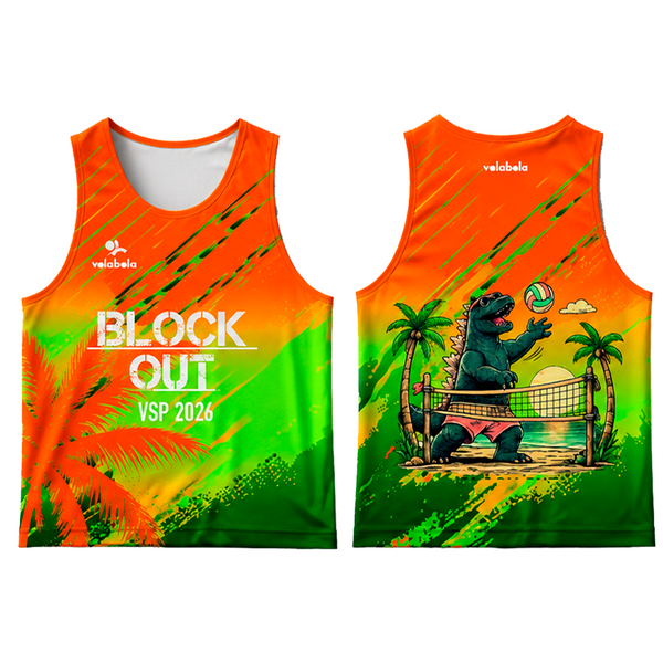 Camiseta Tirantes Block Out VPS - ORANGE 2026