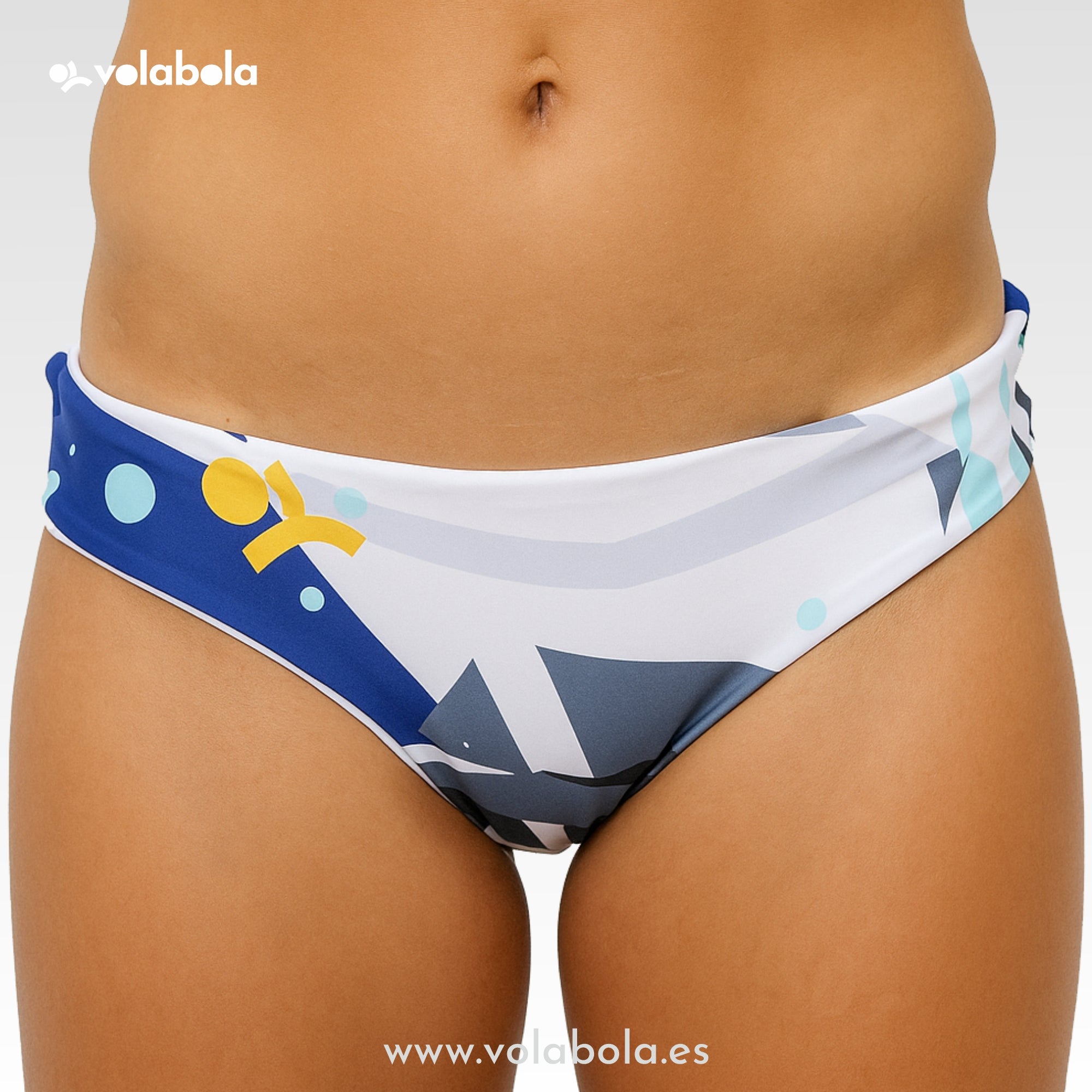 Braguita bikini pro volley - Blue graffiti