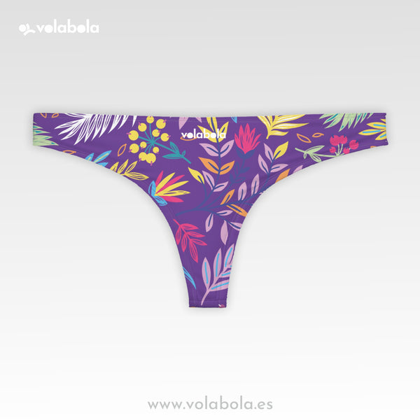 Braguita Bikini Brasileña Pro Volley – Flowers