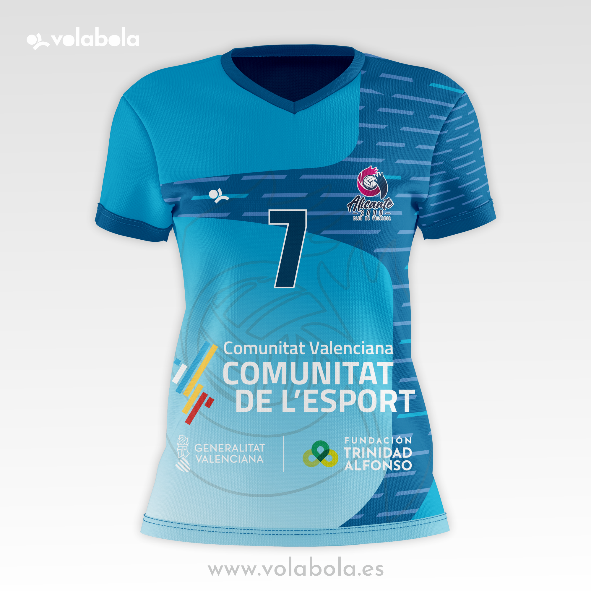 Camiseta Equipación AZUL Alicante2000