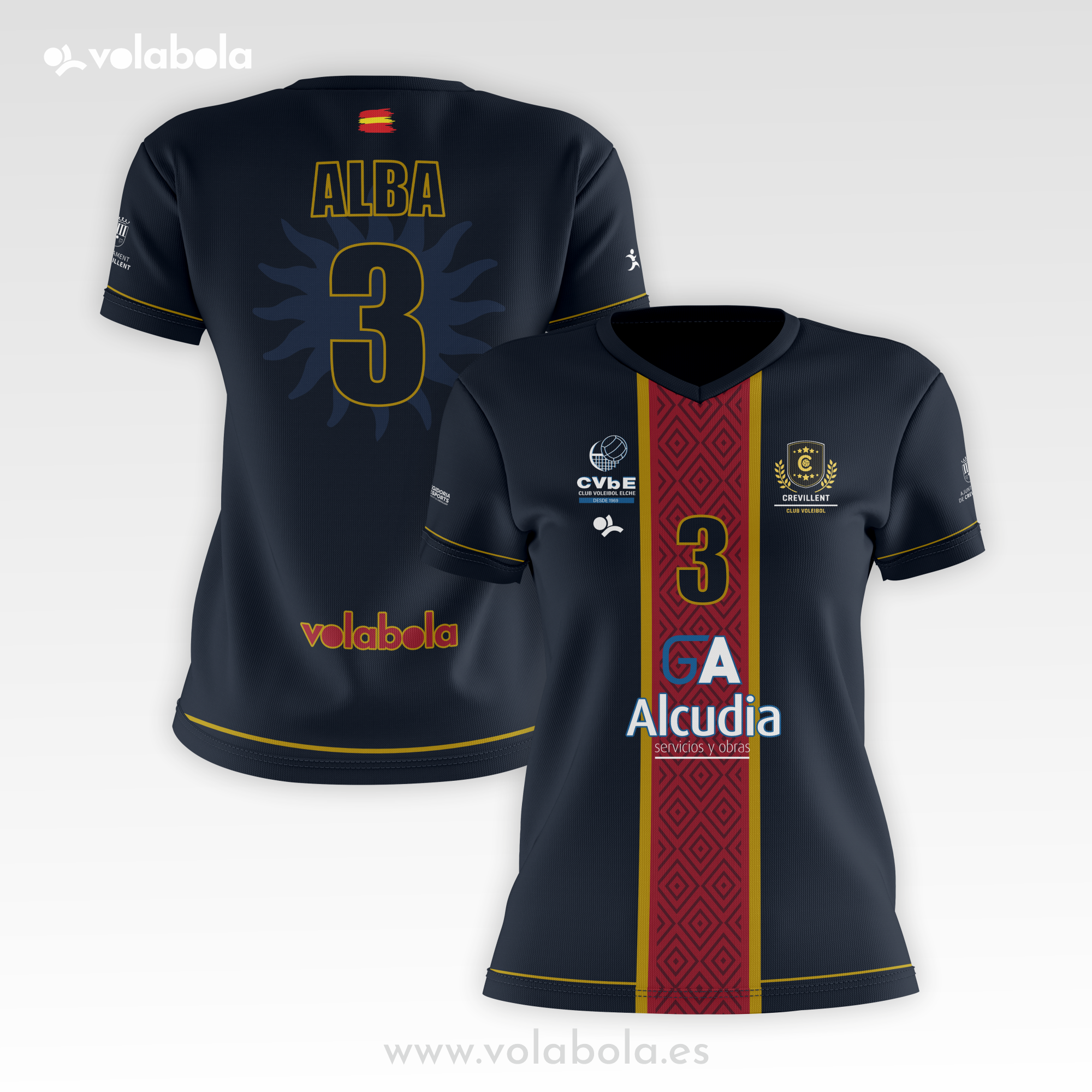 Camiseta Oficial Femenino VOLEIBOL CREVILLENTE 25/26